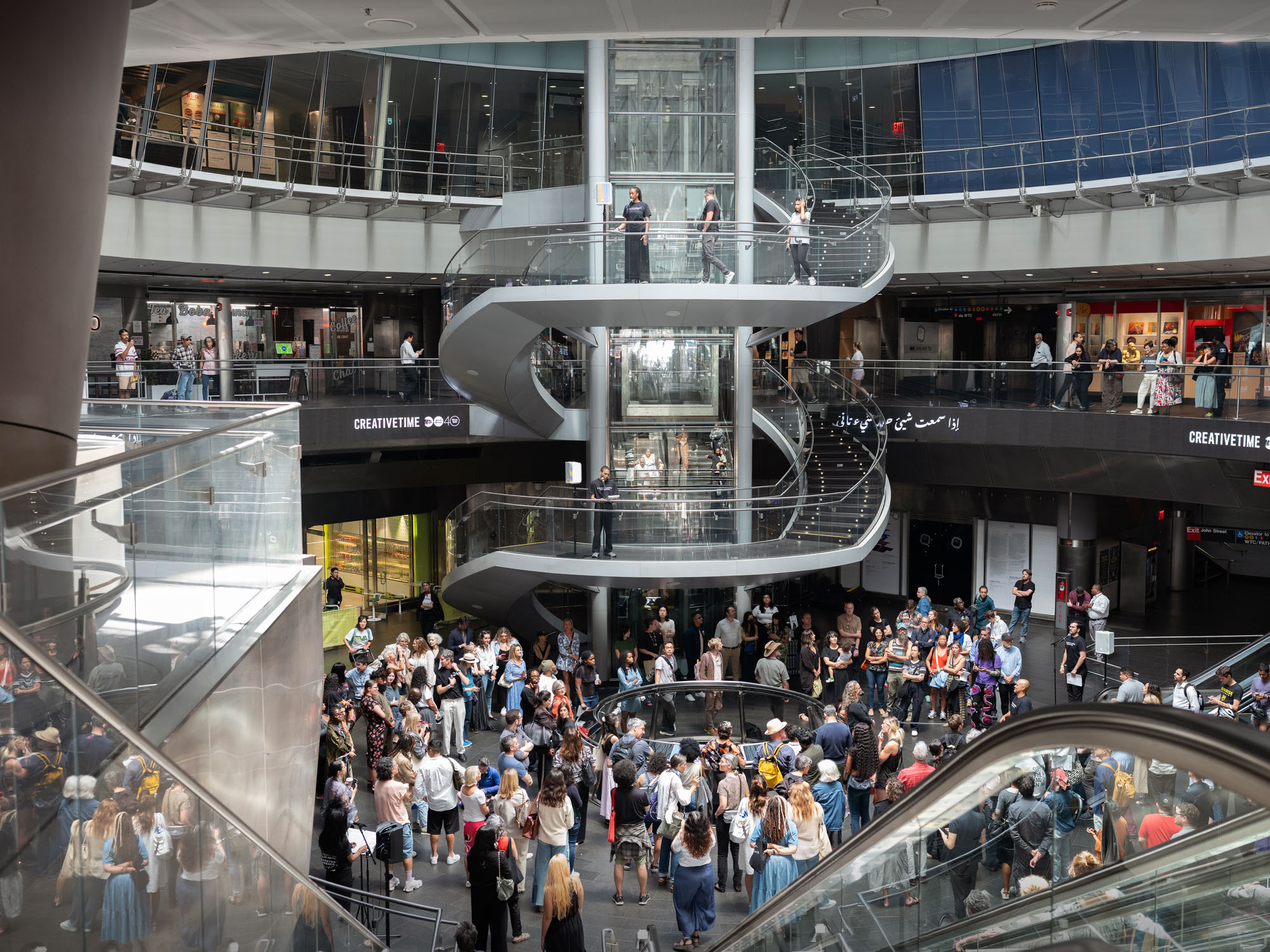 Jeremy Toussant-Baptiste performs his portion of the script 