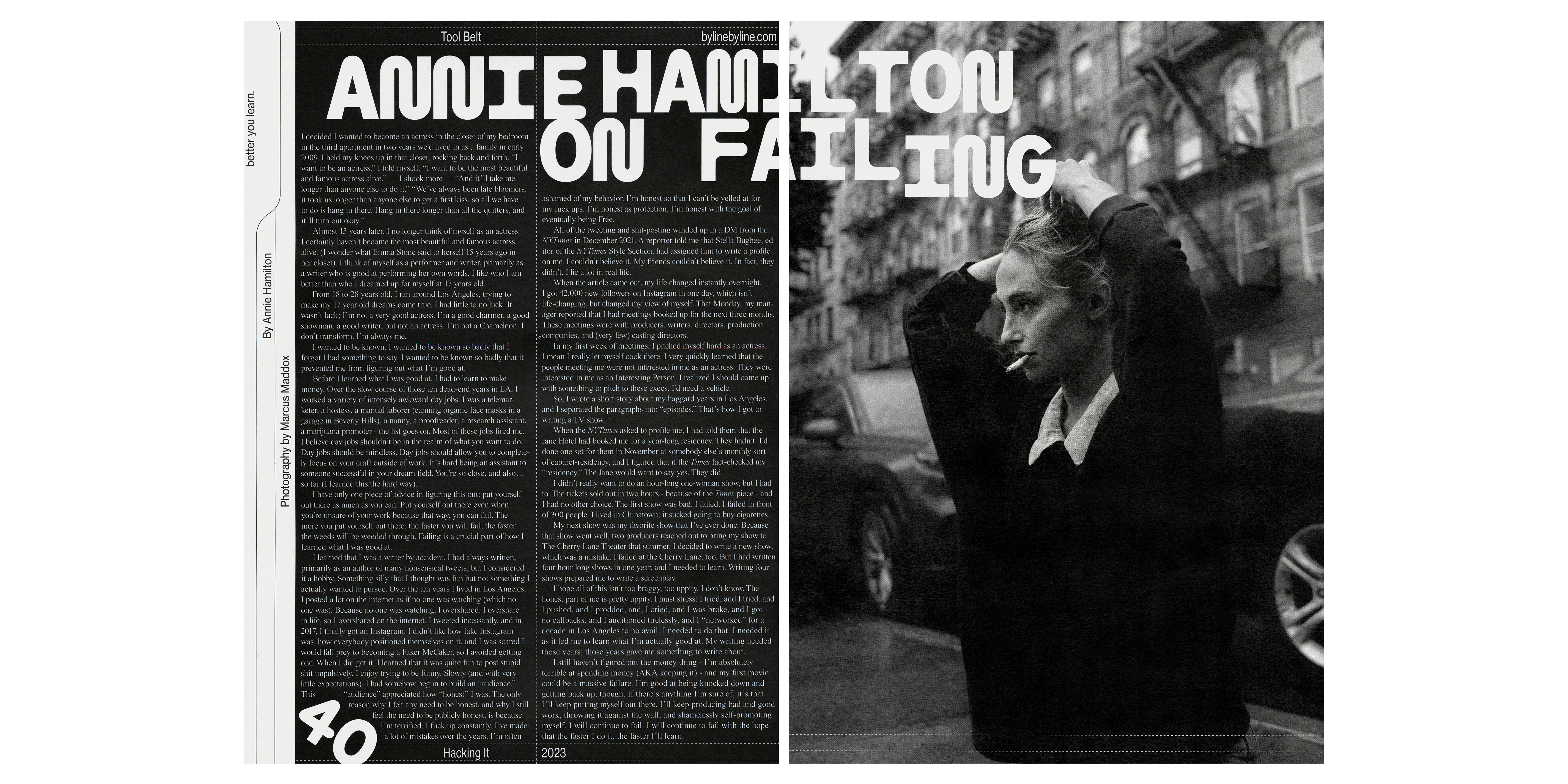 Annie Hamilton – Byline