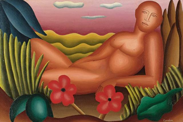Figure 3. Manuel Rendon Seminario, Elongated Nude, 1930, oil on canvas, private collection.