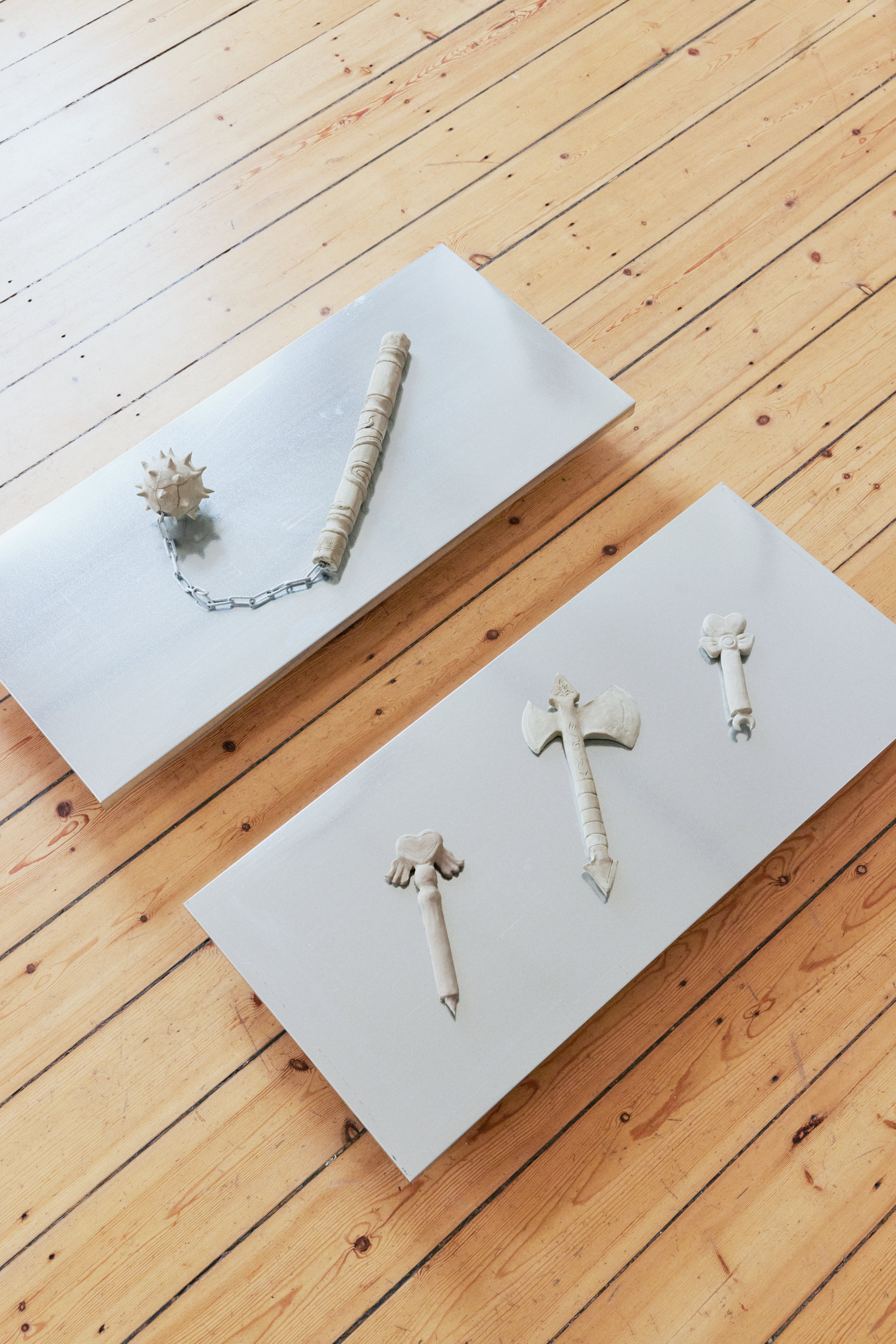 Exhibition photos from Whose Simulation Is It Anyway? October 2025.