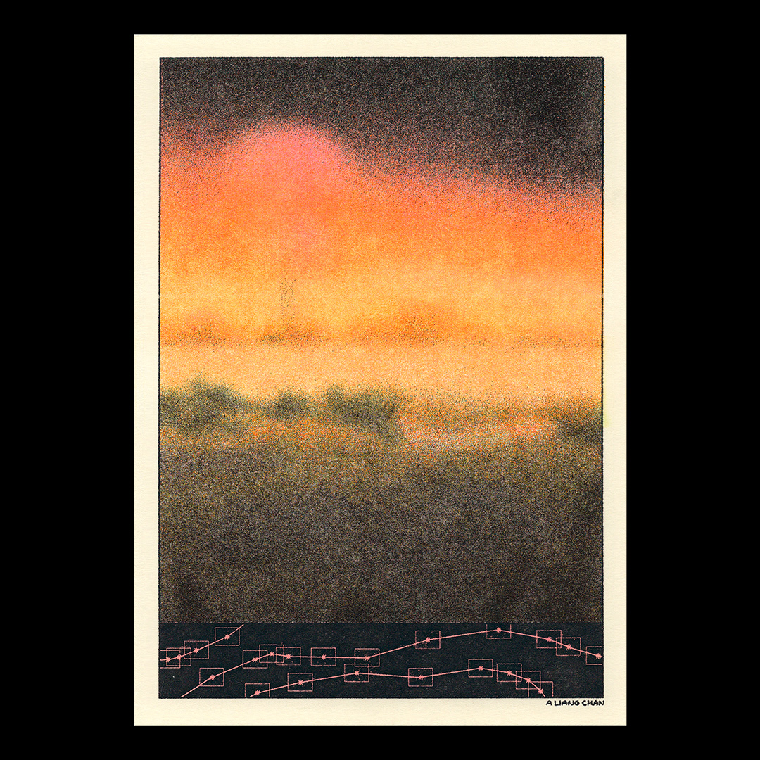 08 passage (sunflower, fluo orange, teal, black)