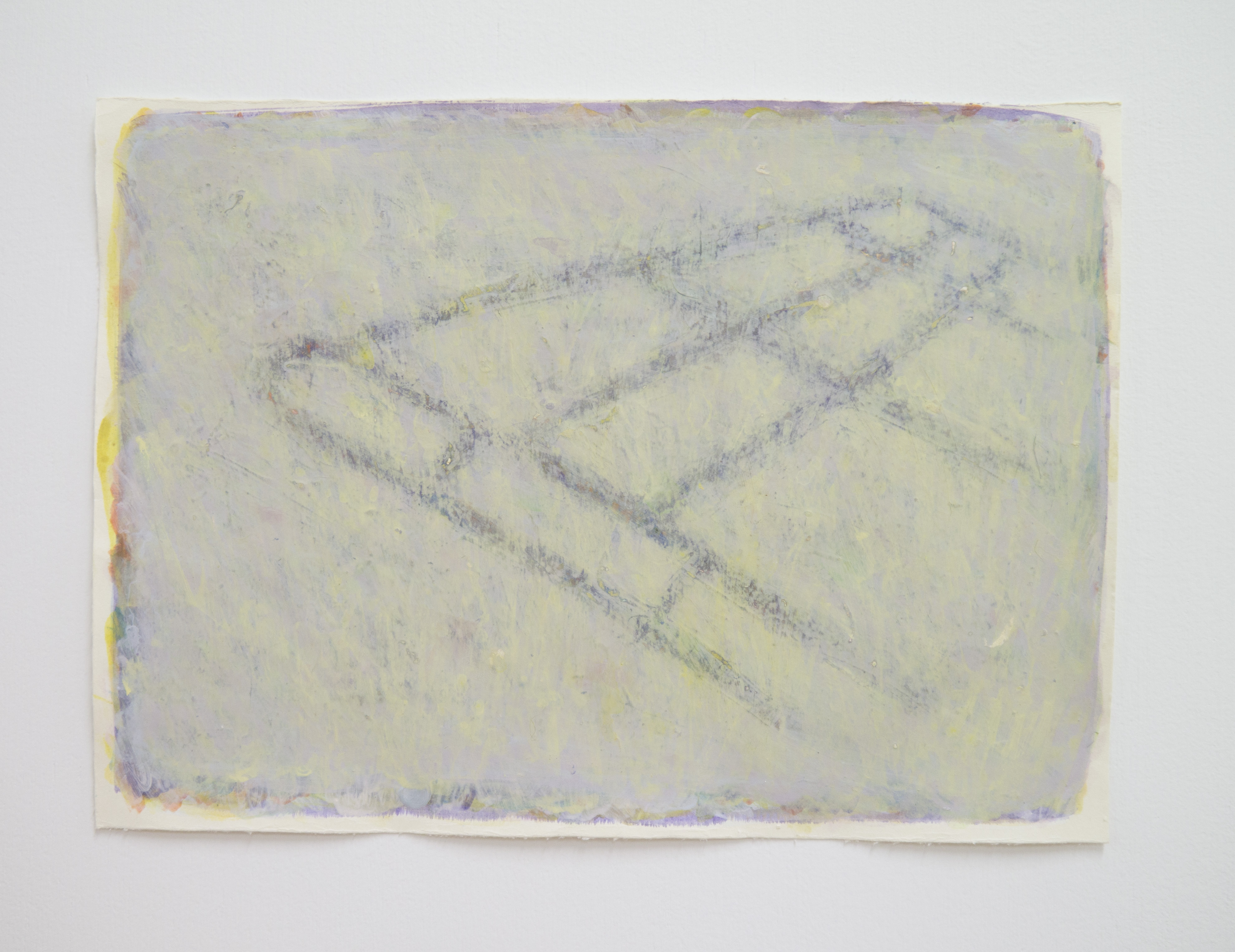 Untitled (門), 2020, acrylic on paper, 19.5x27.2cm