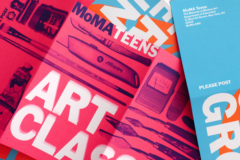 MoMA Teens Mailer Design
