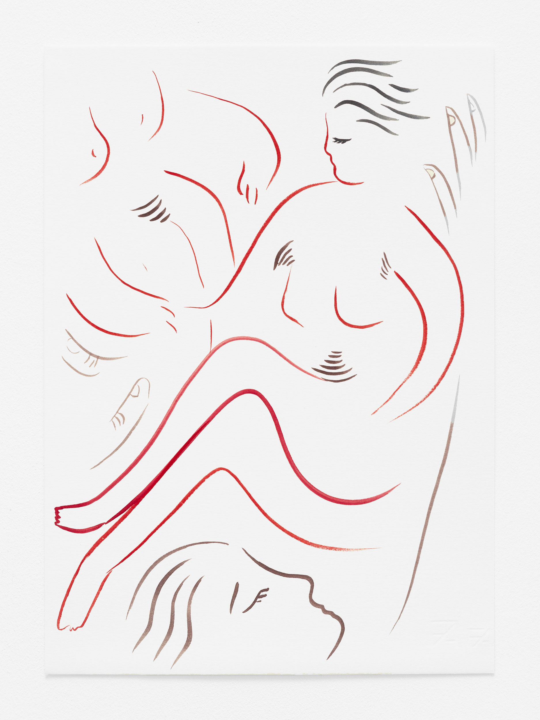 Love, 35 x 50cm, watercolour on paper, 2020