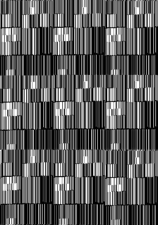 "Bar Codes / 17" Giclée fine art prints on Hahnemühle Watercolour paper / Variable dimensions / Edition of 6