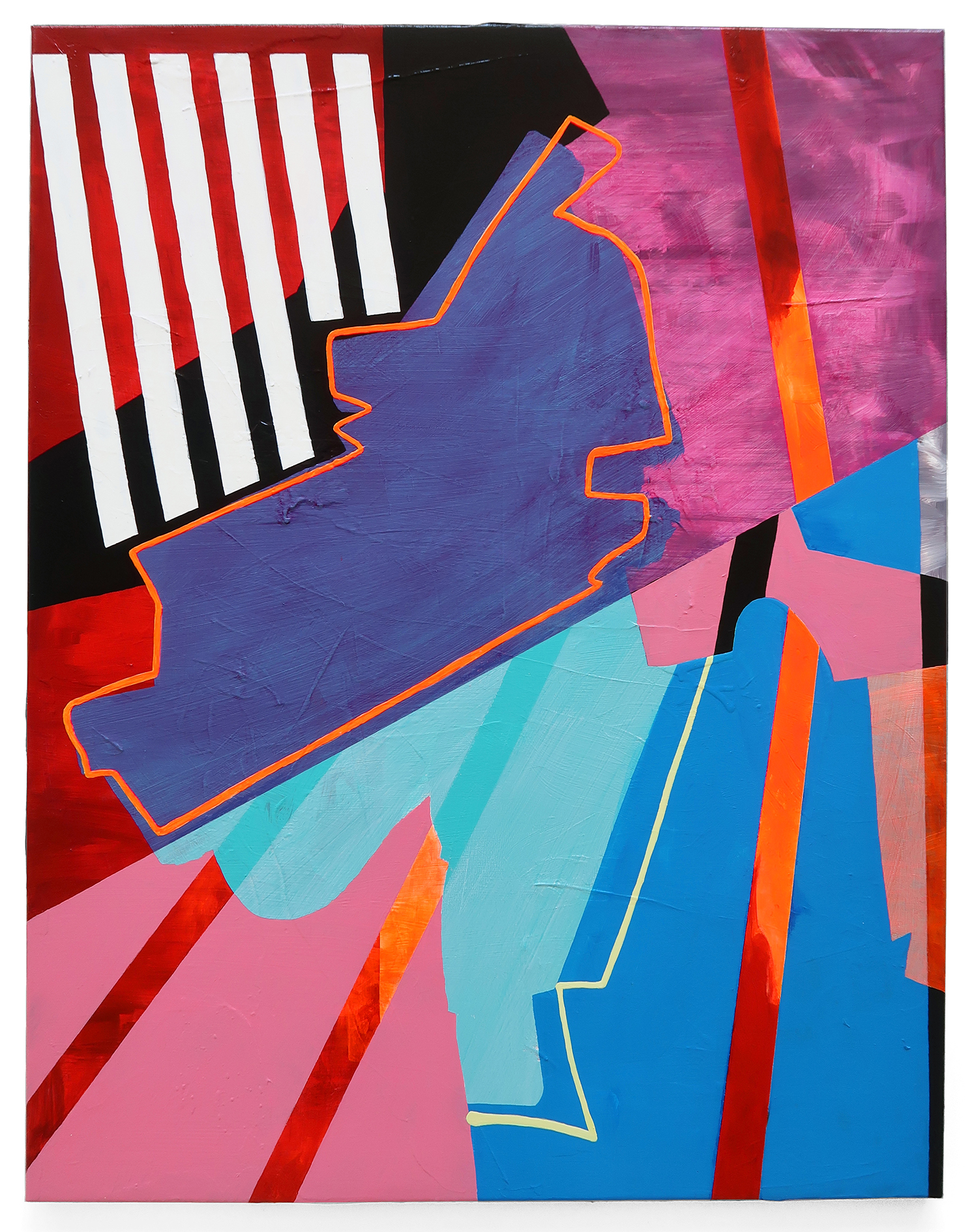 Untitled 525, 2020, Acrylic on canvas, 90x70cm