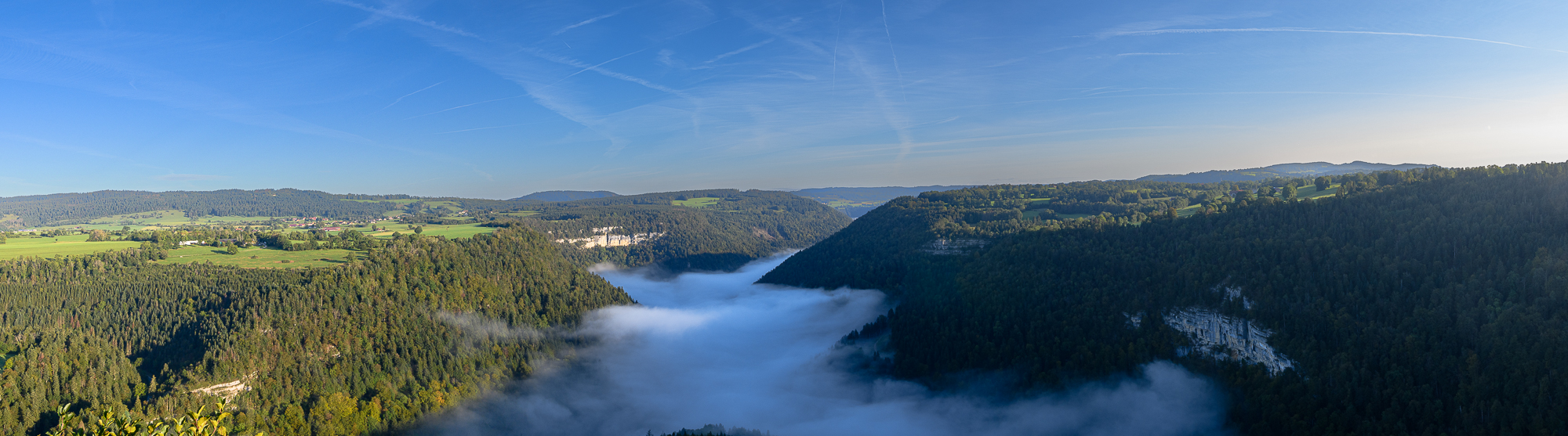 Le cirque de consolation. Photo panoramique composée de 5 photos.