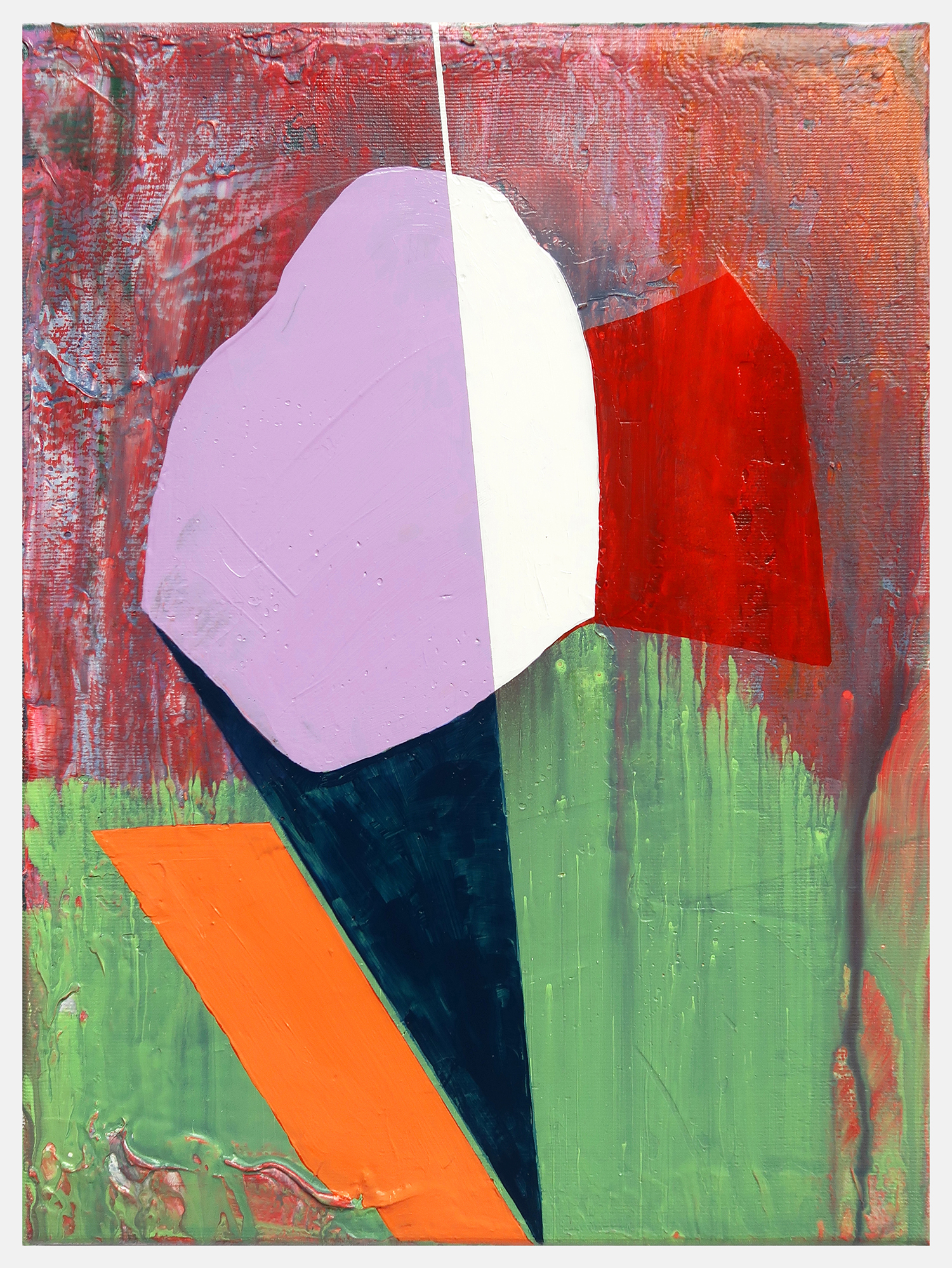 Untitled 569, 2021, Acrylic on canvas, 40x30cm