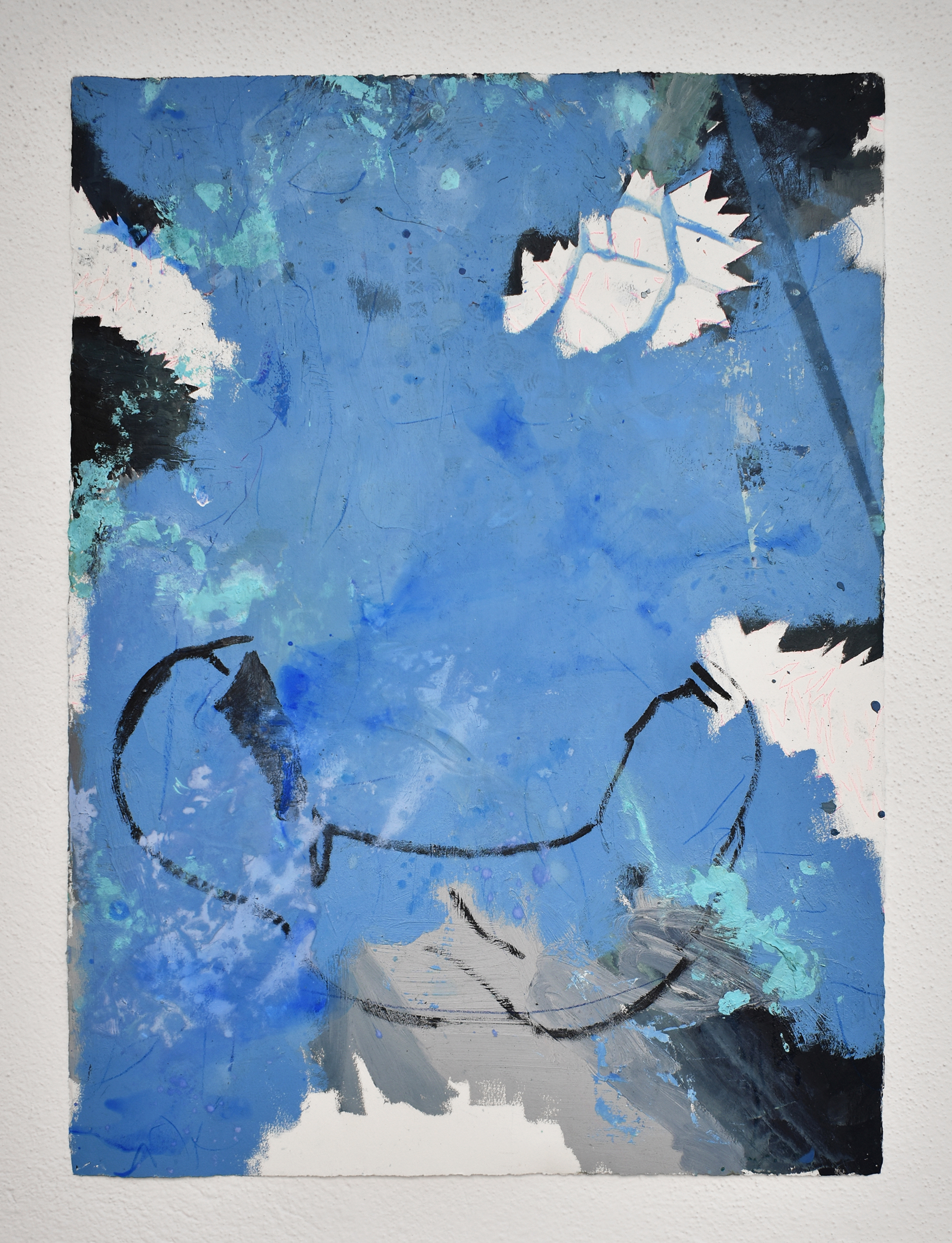 Acton, oil on paper, 76 x 56 cm, 2020