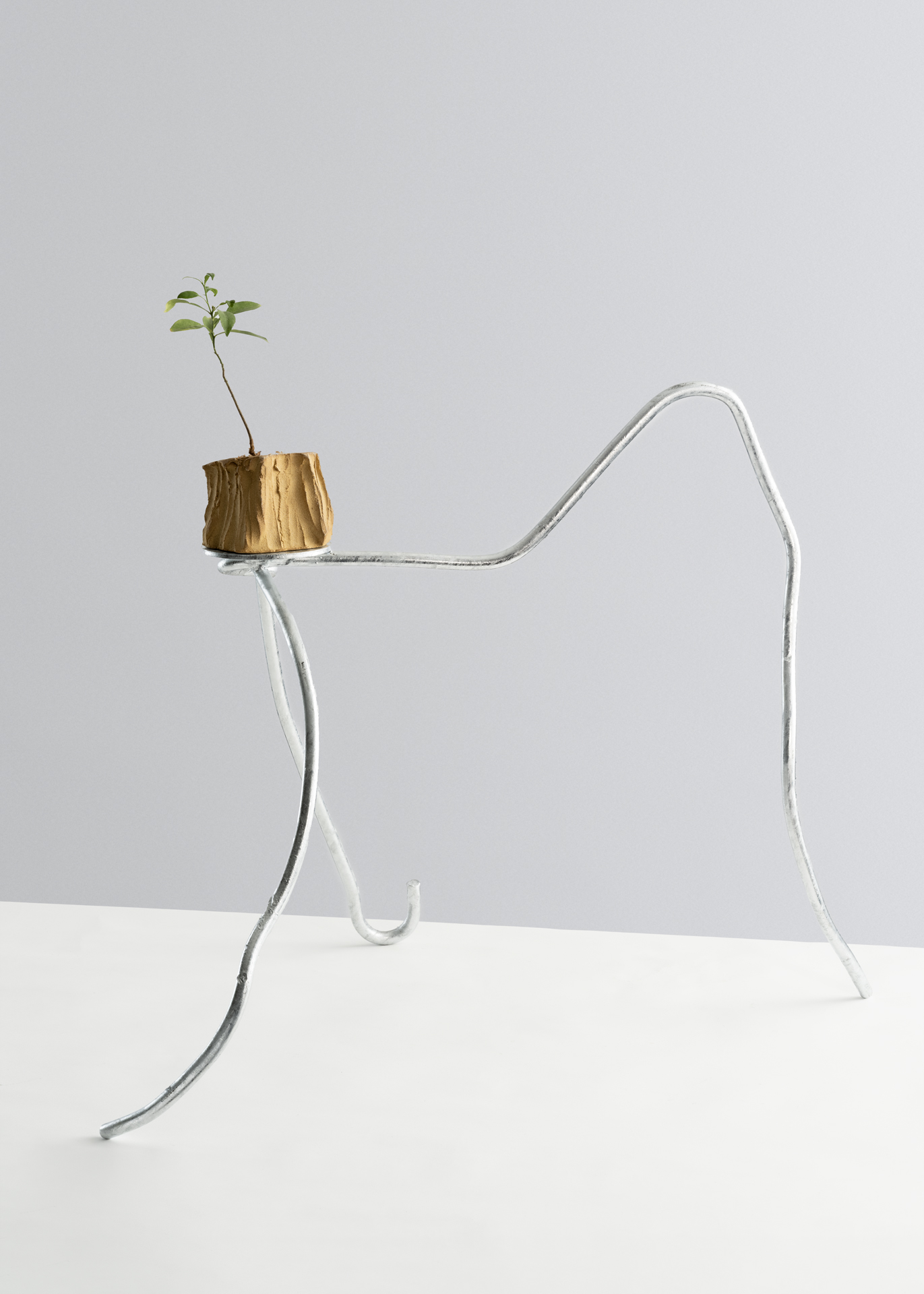 Mittel Structure No 2, 2025Galvanized steel, L 85 x W 55 x H 62 cm