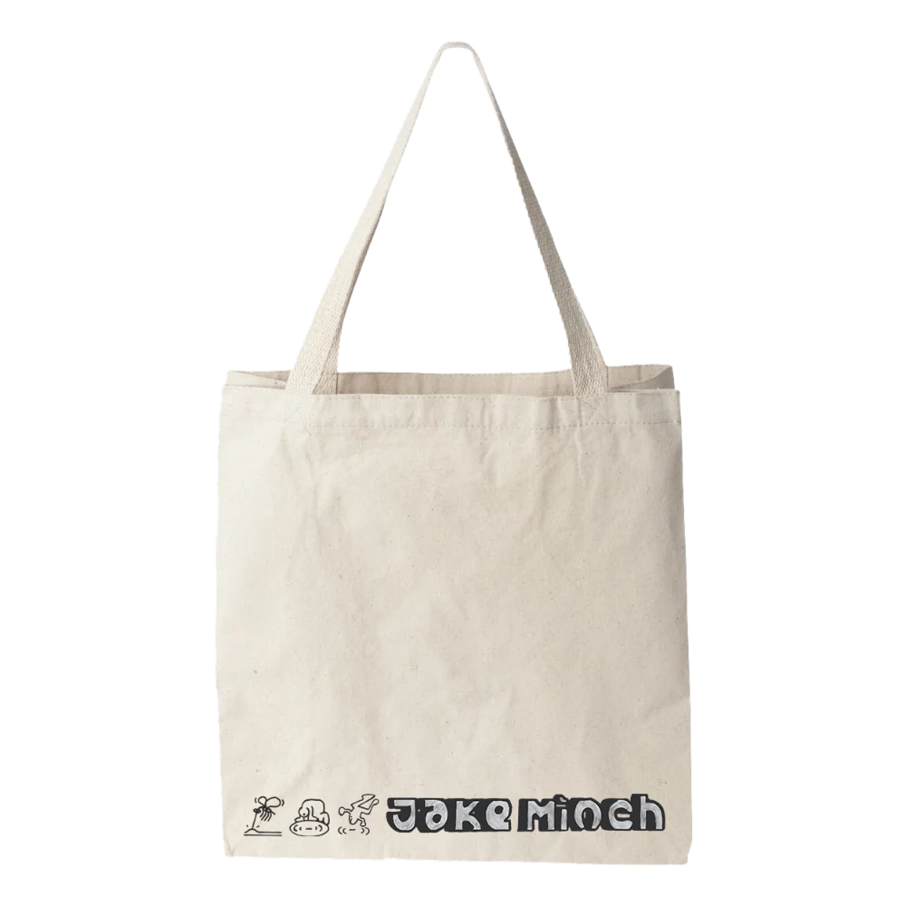 Jake Minch Logo Tote, Illustrations by Leo Horton