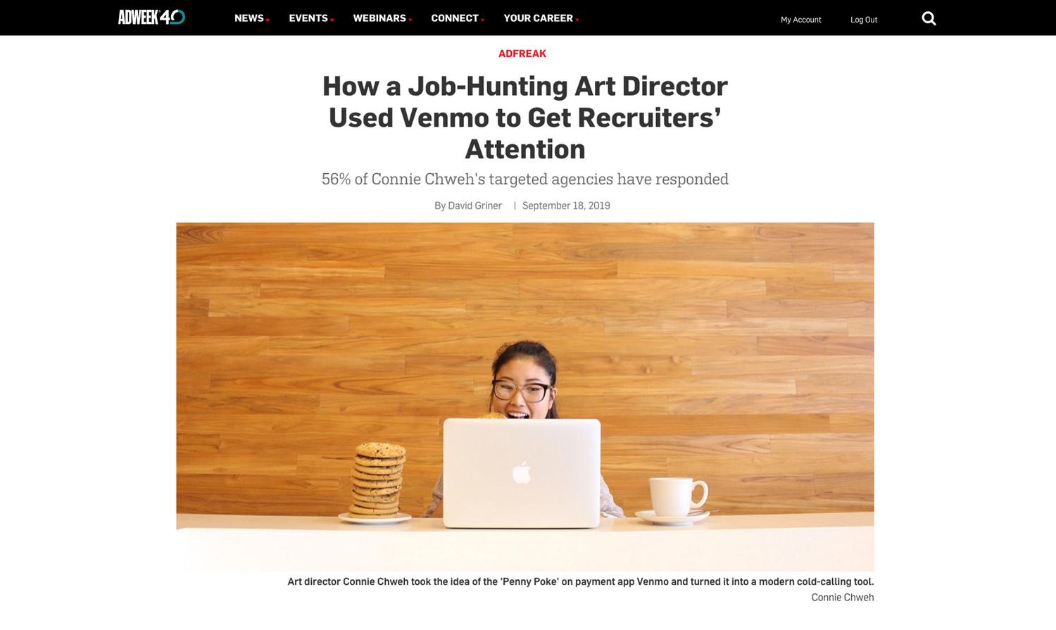 How a Job-Hunting Art Director Used Venmo to Get Recruiters' Attention