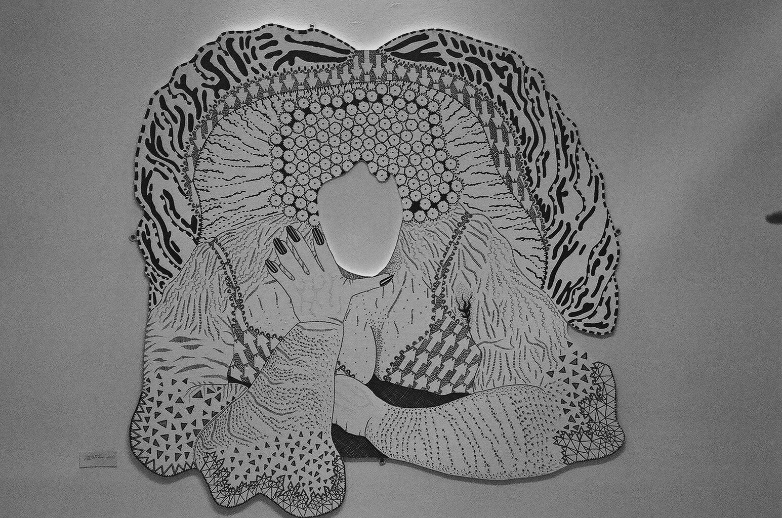 Supreme Being, paint on wood