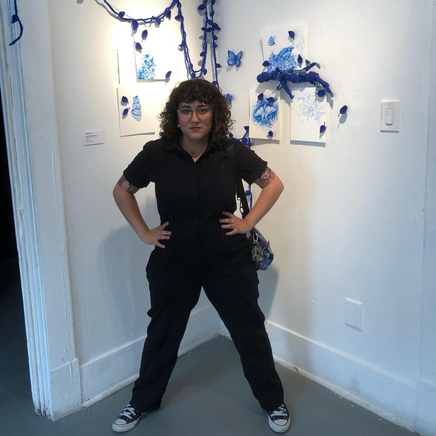 Me in front of my instal 