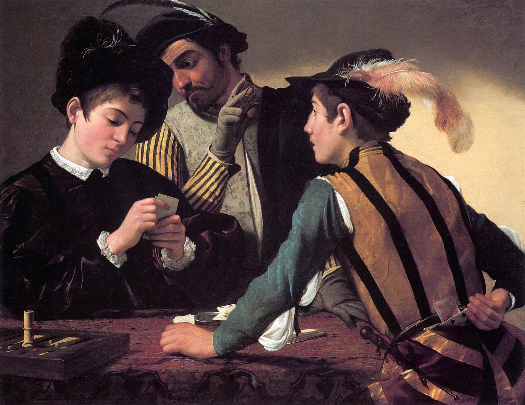 il baro, caravaggio