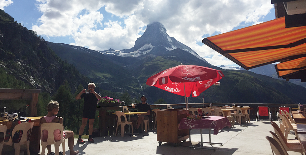 Vista sul Matterhorn, Canton Vallese. (Luglio 2019)