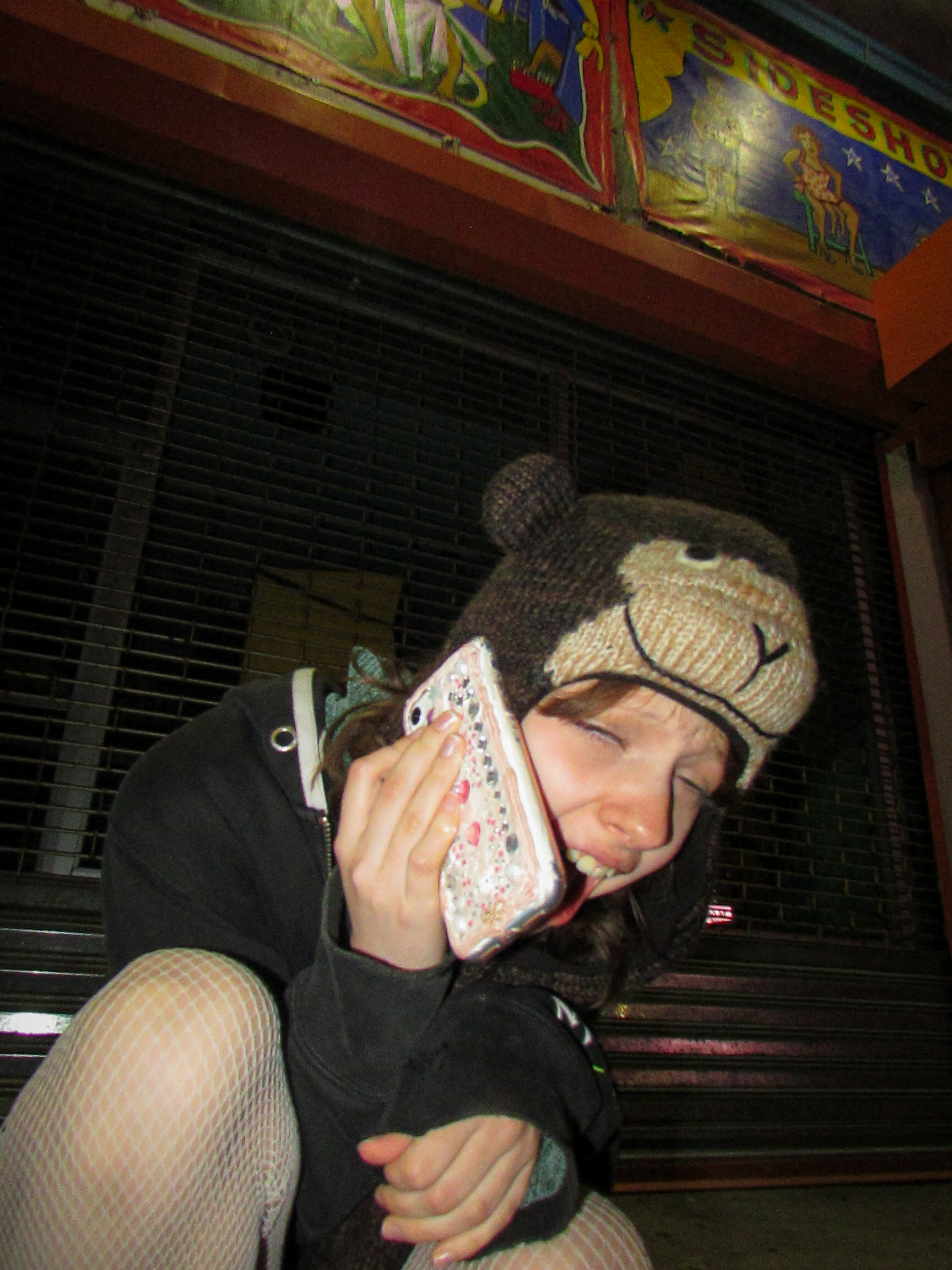 MILA AND MAE IN CONEY ISLAND AT MIDNIGHT