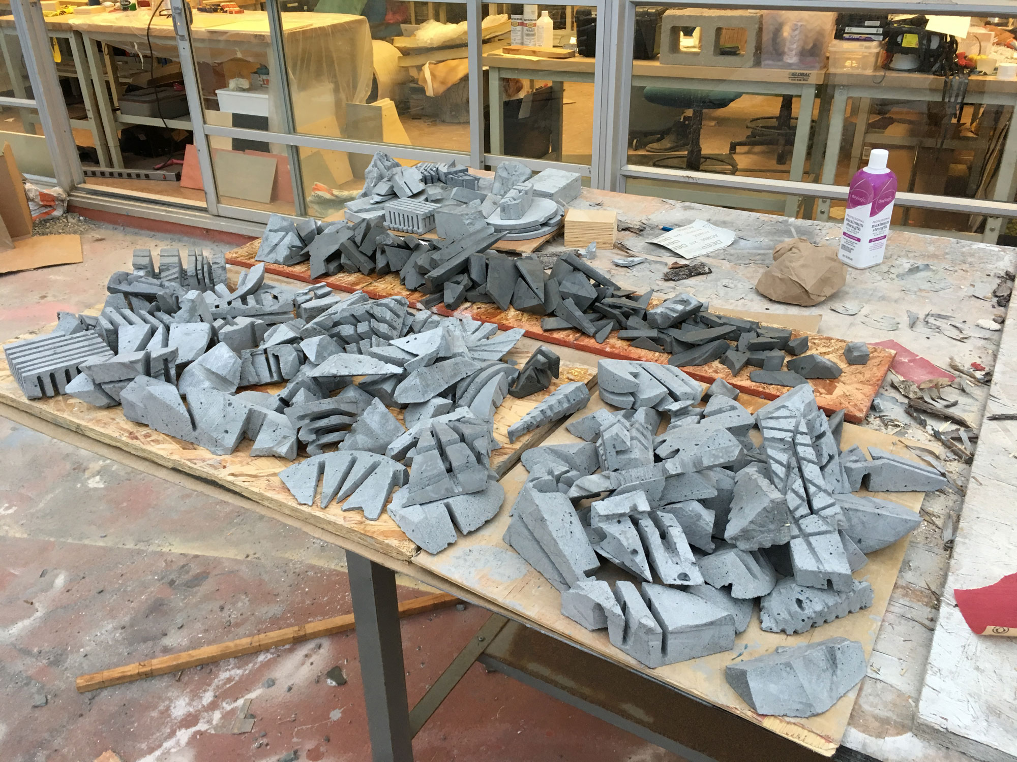 sawstone artifacts used for final cast