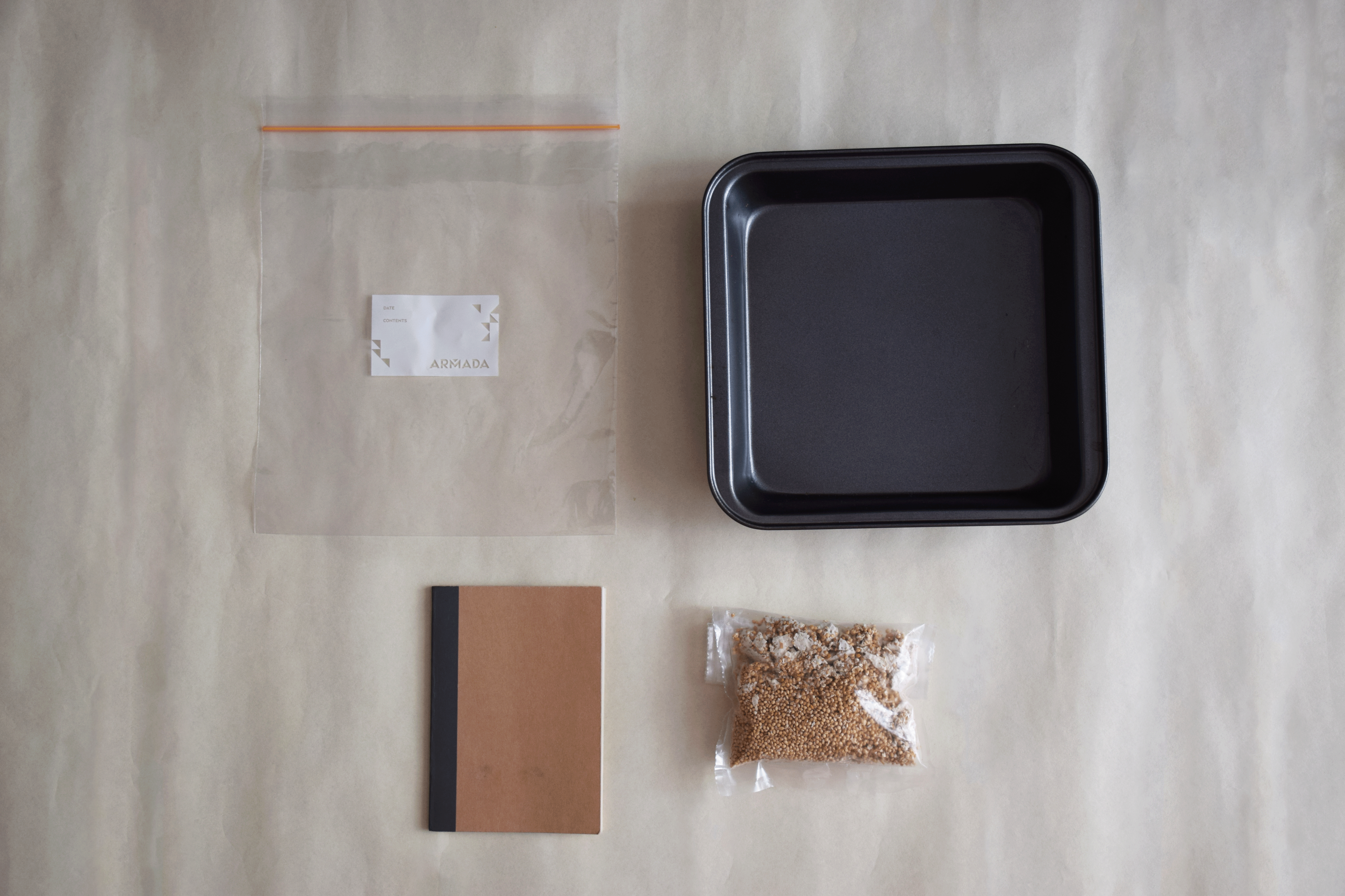 Materials and equipment for Experiment 1A. 