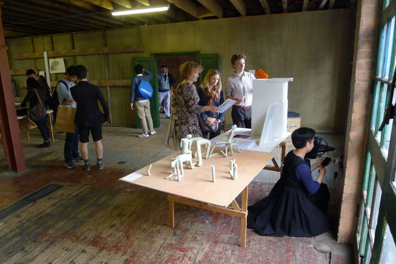 Invisible Structures ~ Jiggling Atoms project at Camberwell College of Arts with second year BA Illustration and Graphic Design, 2013