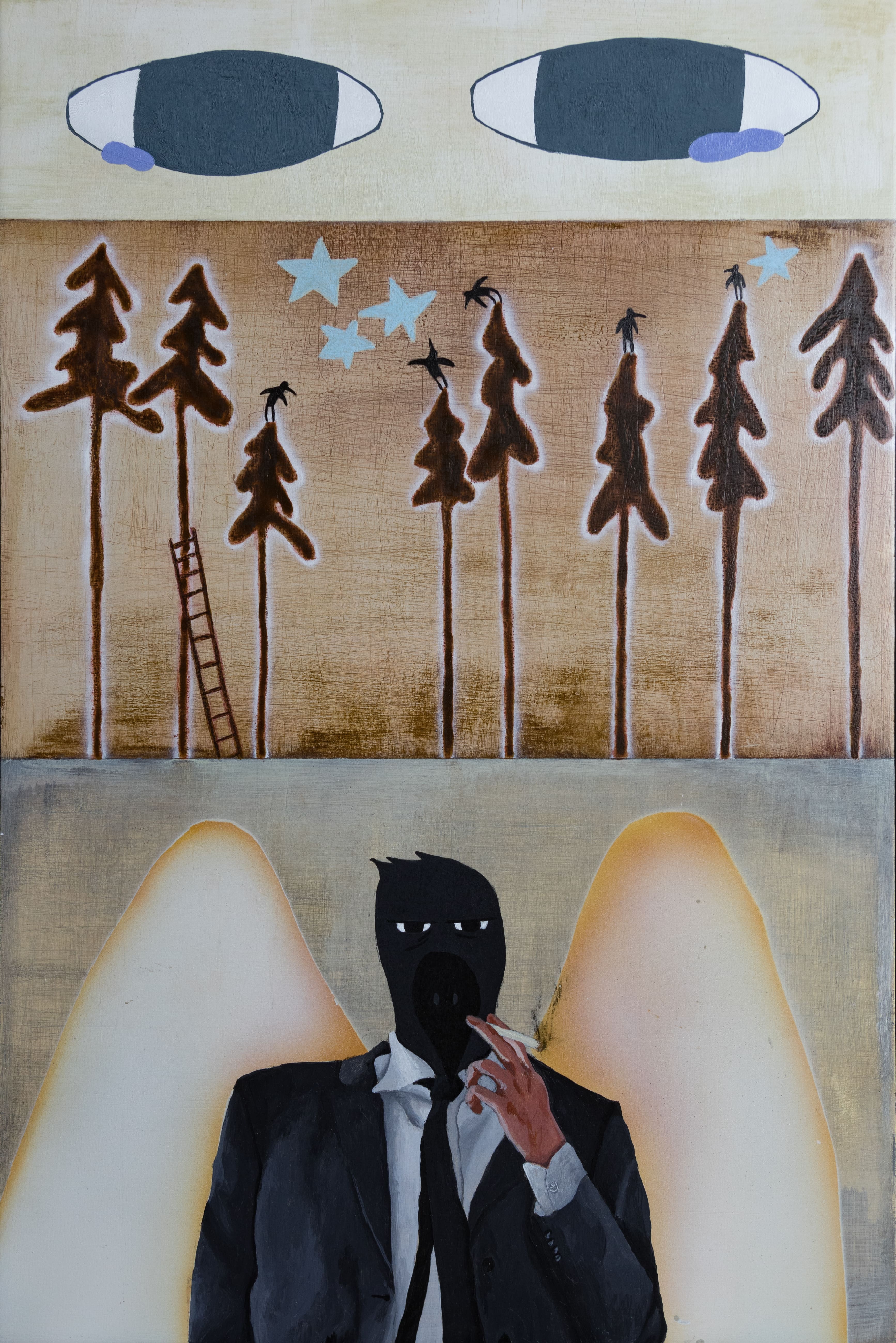 Angel // Acrylic on Board // 20x30cm // 2022