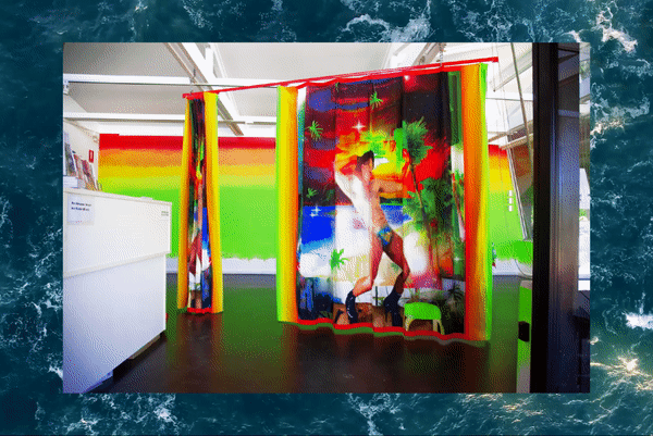 Until The Sky Falls Down on Me, 2019. Documentation view 2. Peacock Gallery, Auburn, NSW, Au..