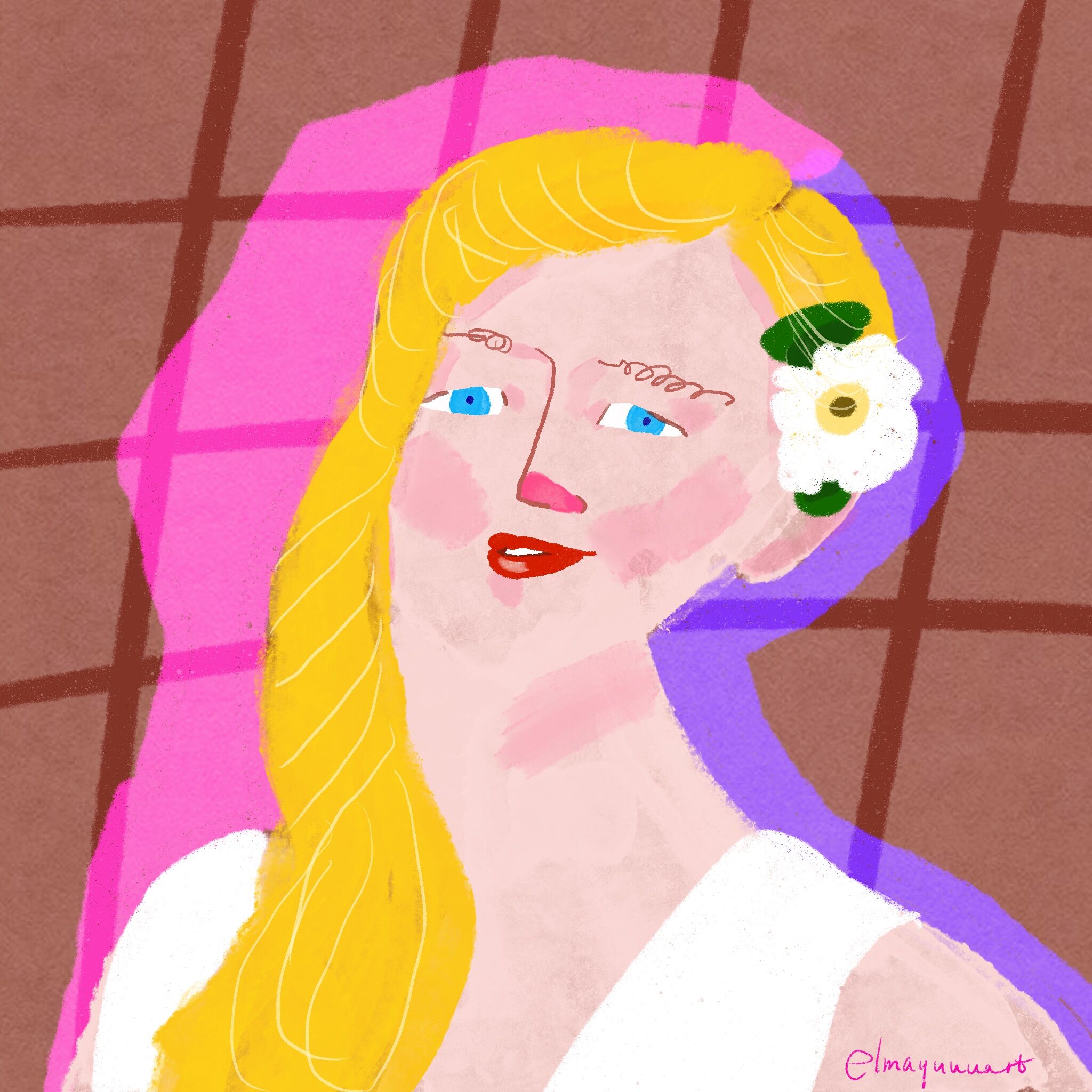 Portrait drawing-(A still of Succssion)