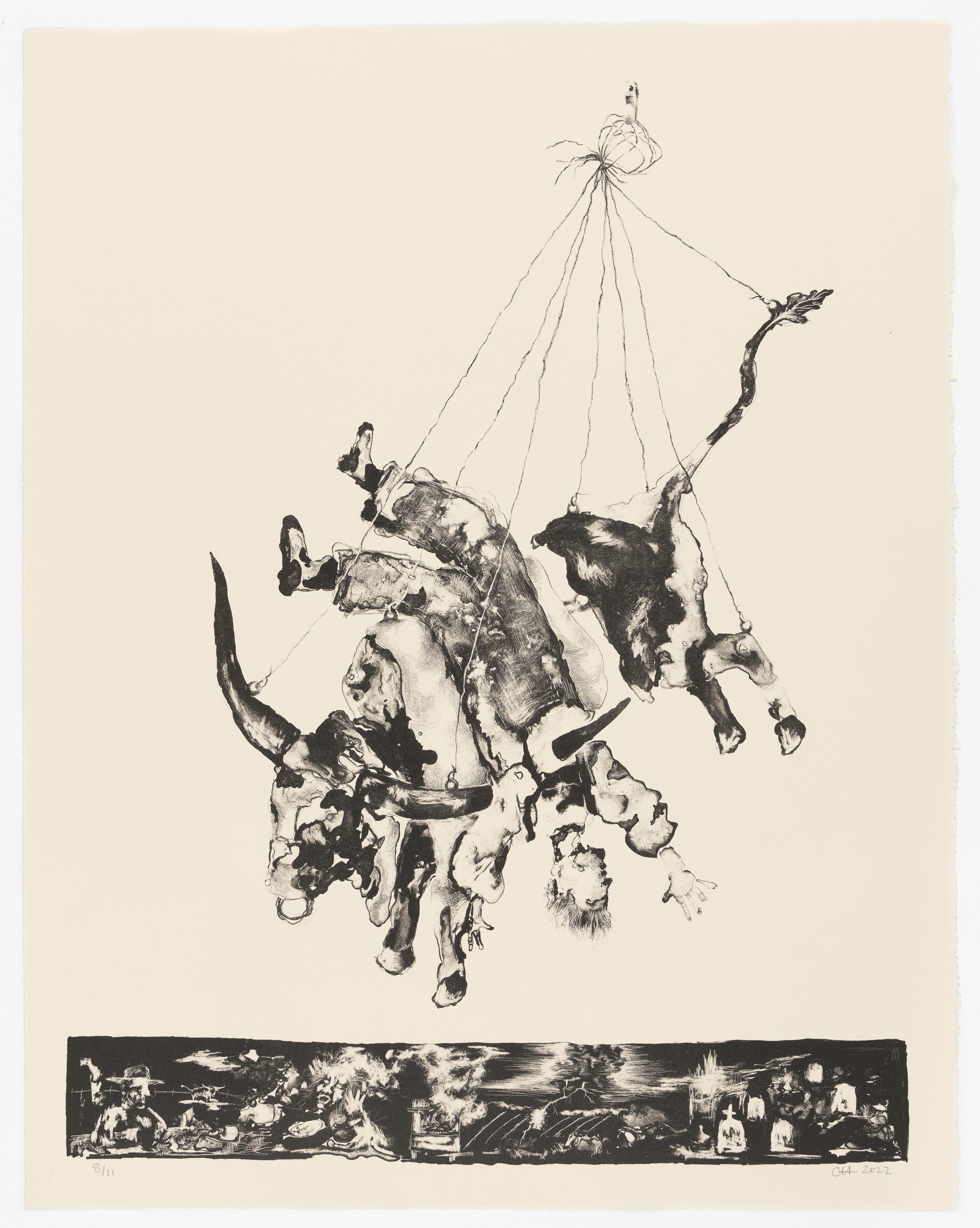 Wenthold Family Curse (2022) Lithograph, 22"x18"