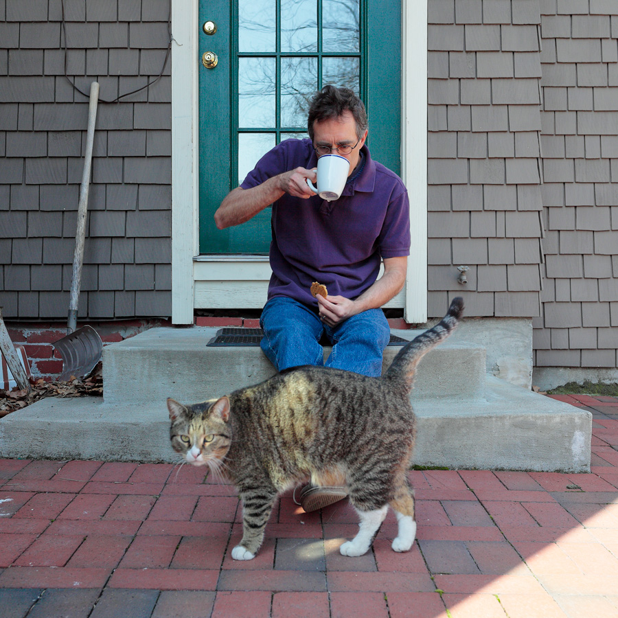 Old photo.  With Sheldon.