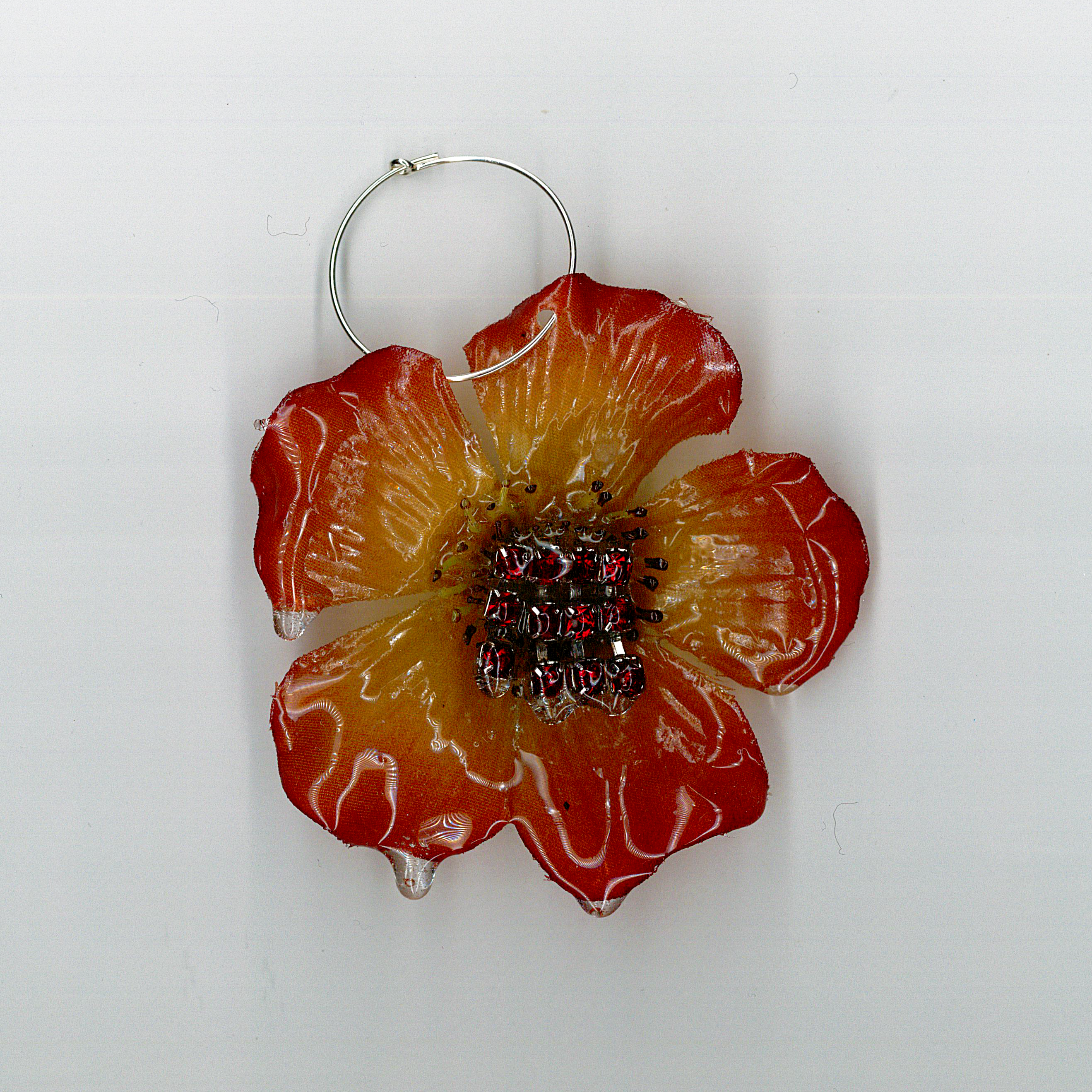 0143-00 WET ROSE HOOP | 250 sek/pc