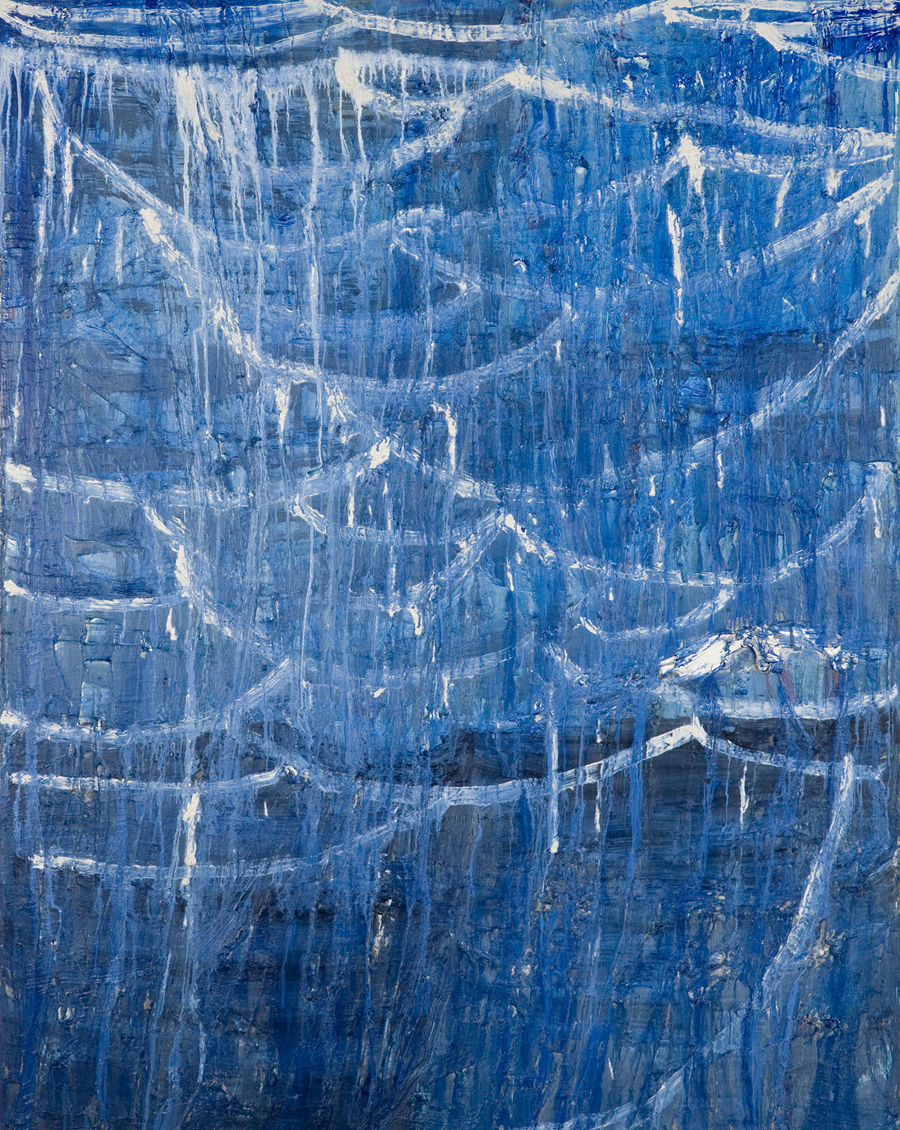 Blue, 2014, oil on canvas, 60x48in