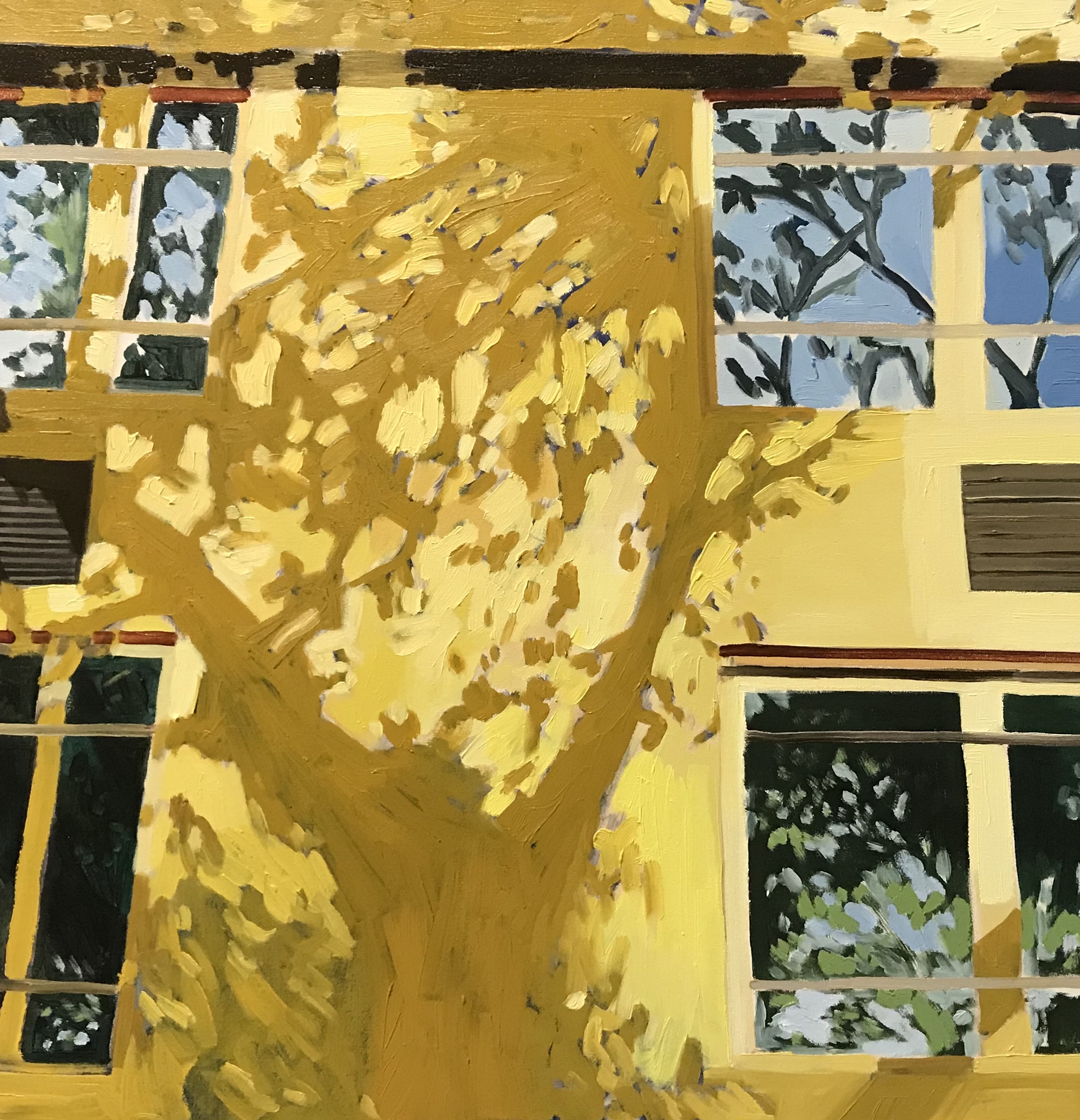 That Time of Day Oil on canvas. 24x24. 2020