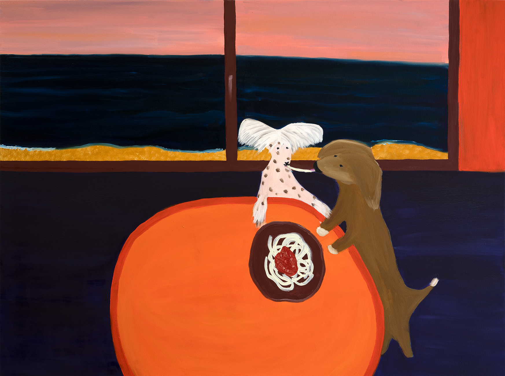 Date Night, Oil on Canvas, 90 x 120 cm, 2023