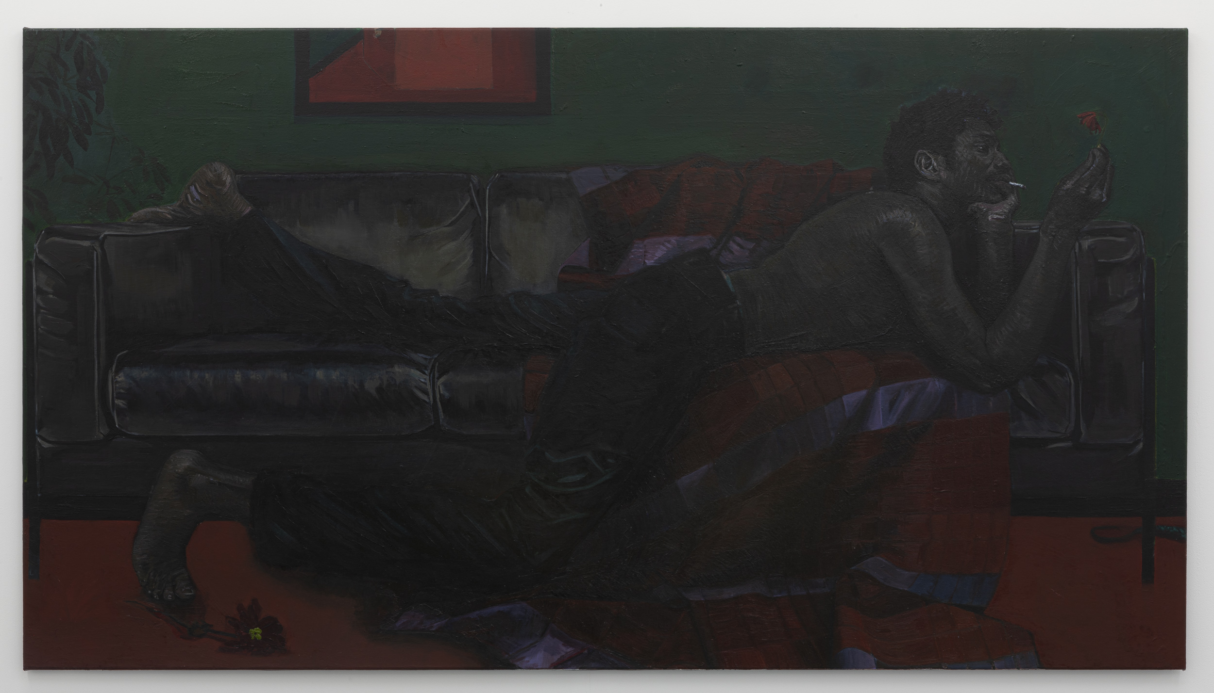 Untitled (A notorious locale to find liaisons), 2024 Oil on canvas 200 x 110 cm 78.74 x 43.3 in