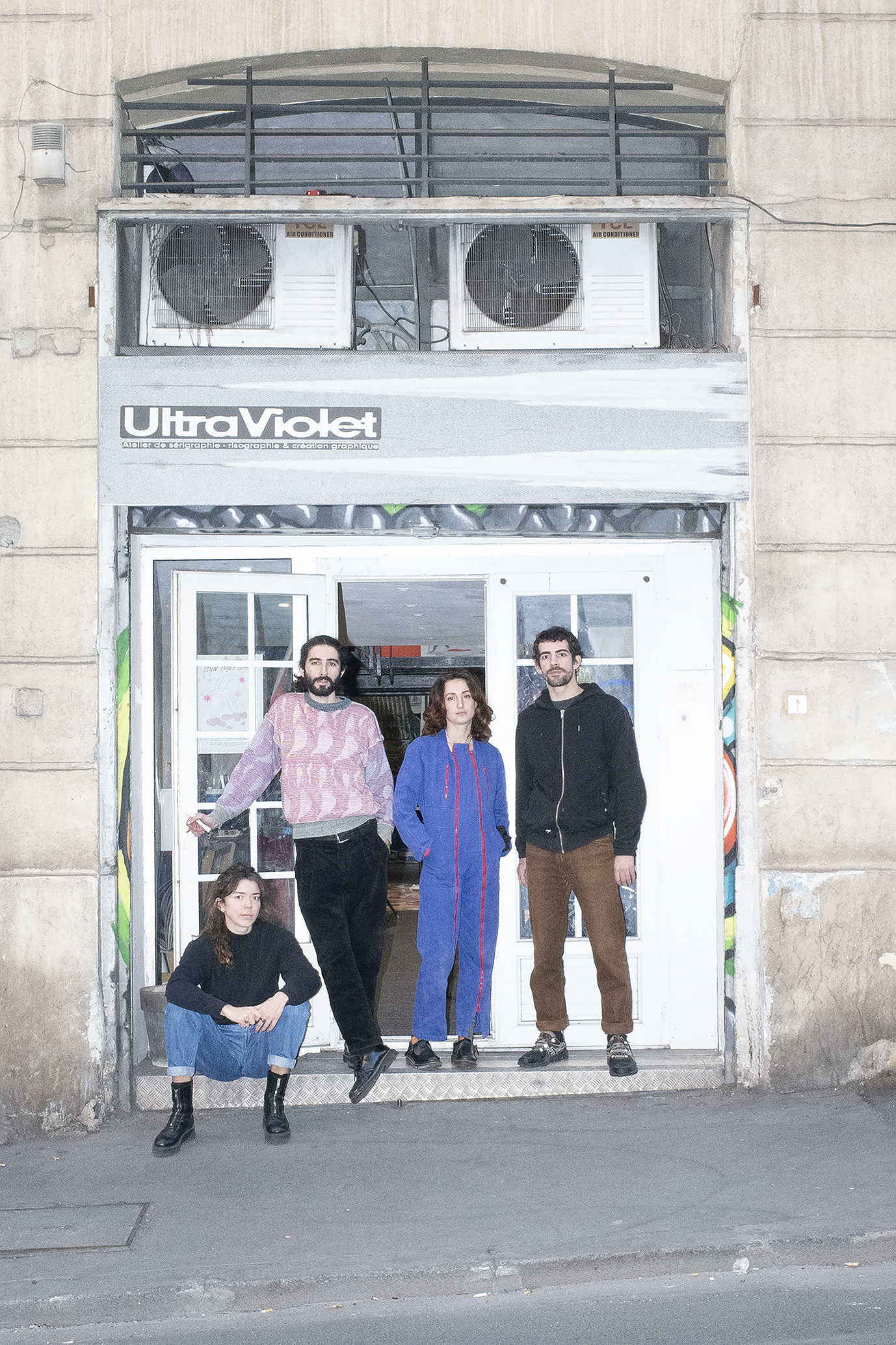 Portraits r&eacute;alis&eacute;s pour l'atelier de discographie et sc&eacute;rigraphie, Ultra Violet