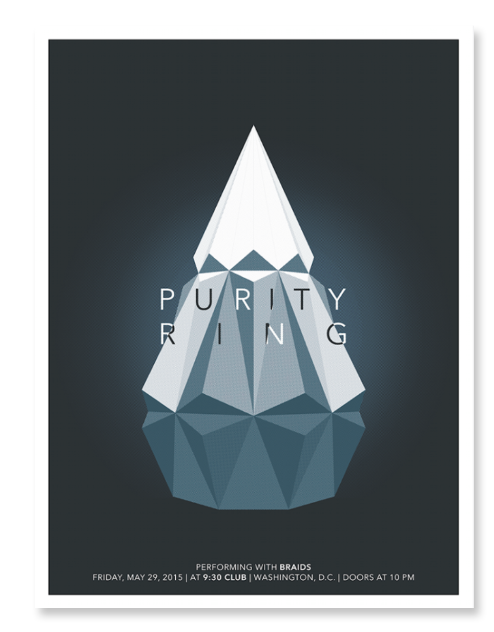 PROJECT: PURITY RING GIG POSTER