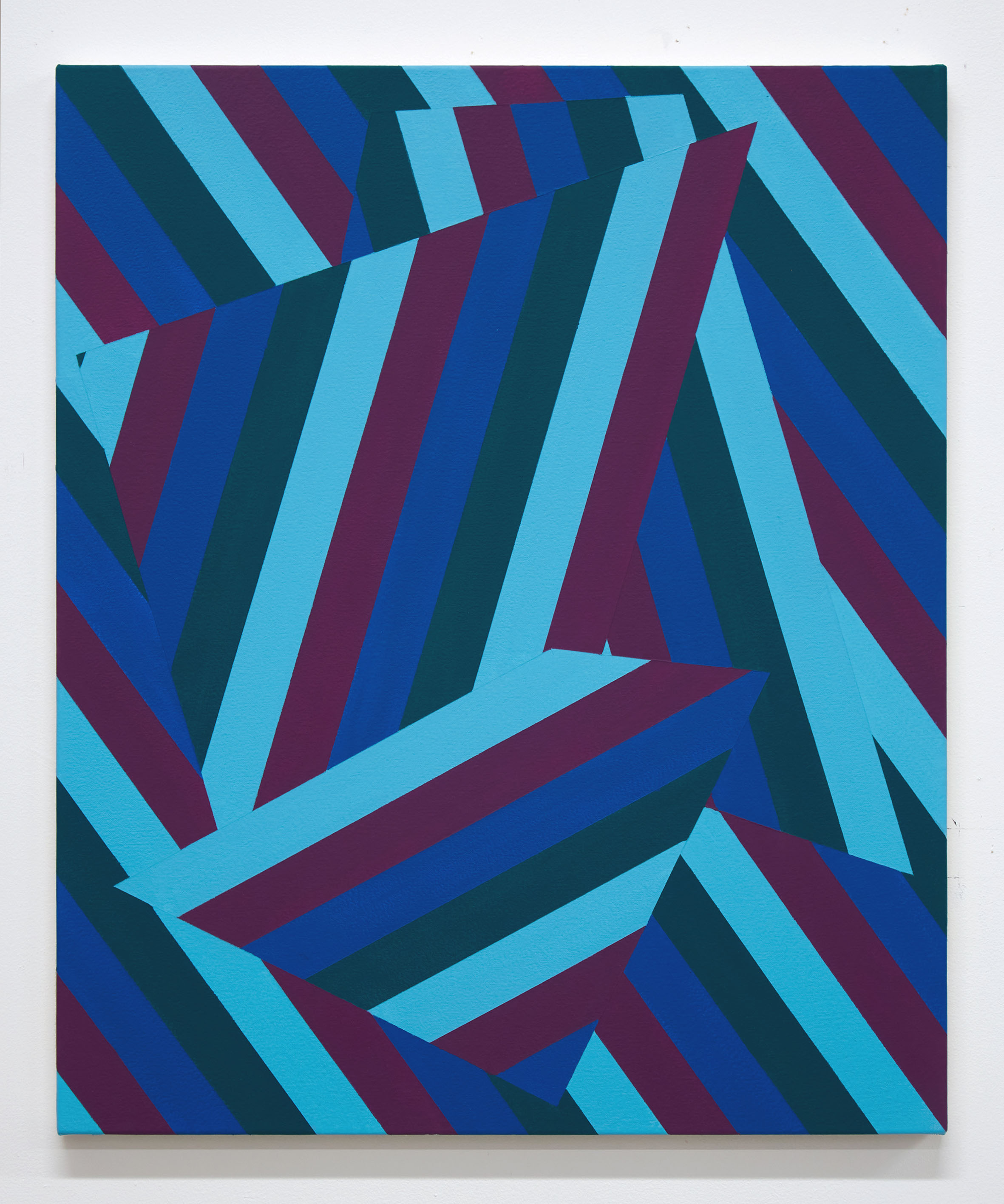 Lineae XXVI 61cm x 51cm acrylic on canvas