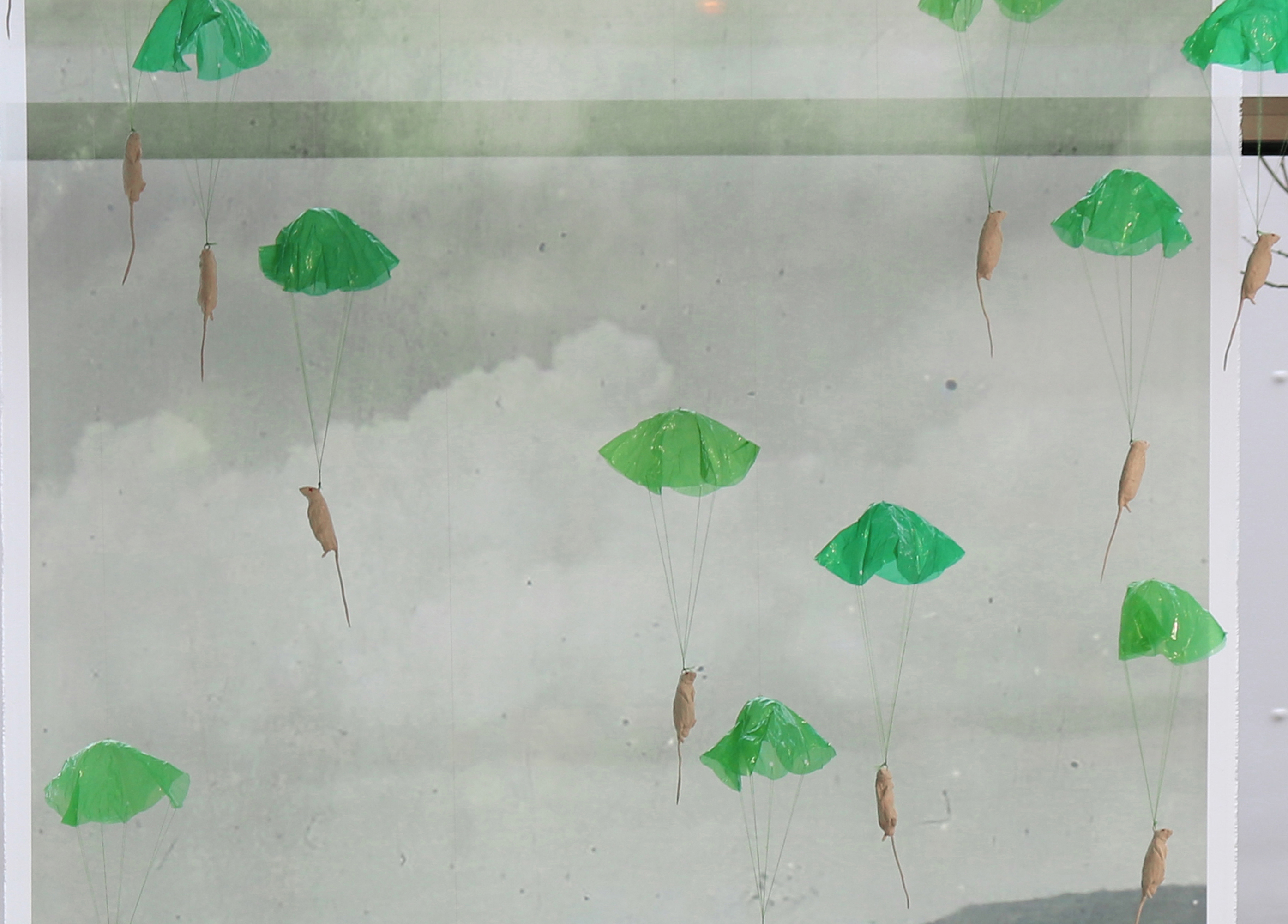 "Mouse Paratroopers," (detail)