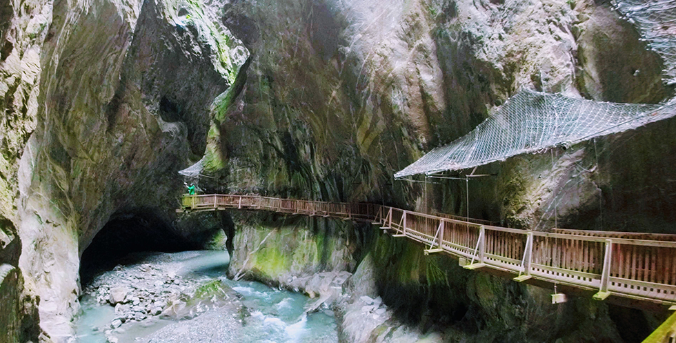 Le gole di Trient, Canton Vallese. (Giugno 2019)
