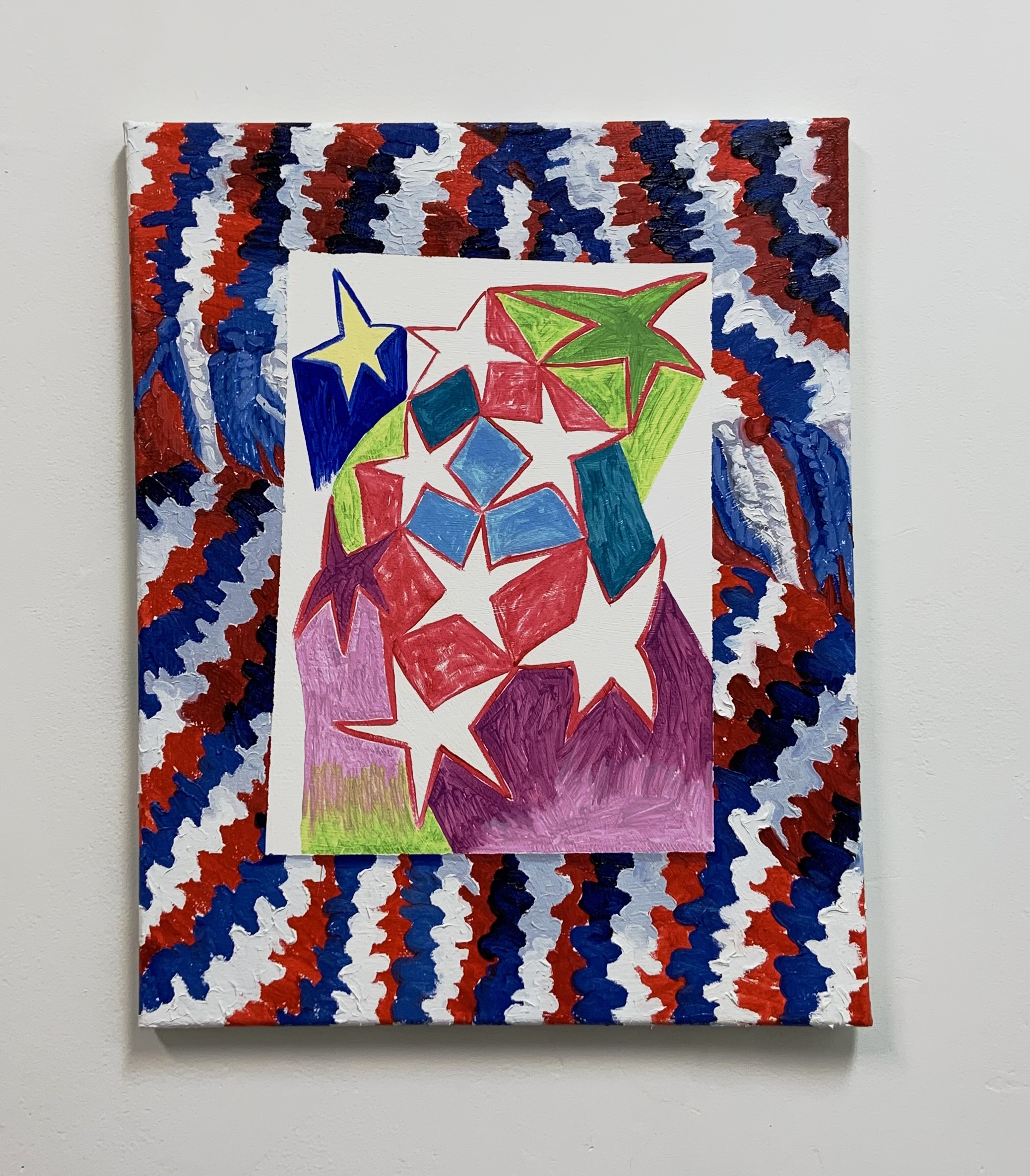 "Folded", 2022, oil on canvas, 12x16 in