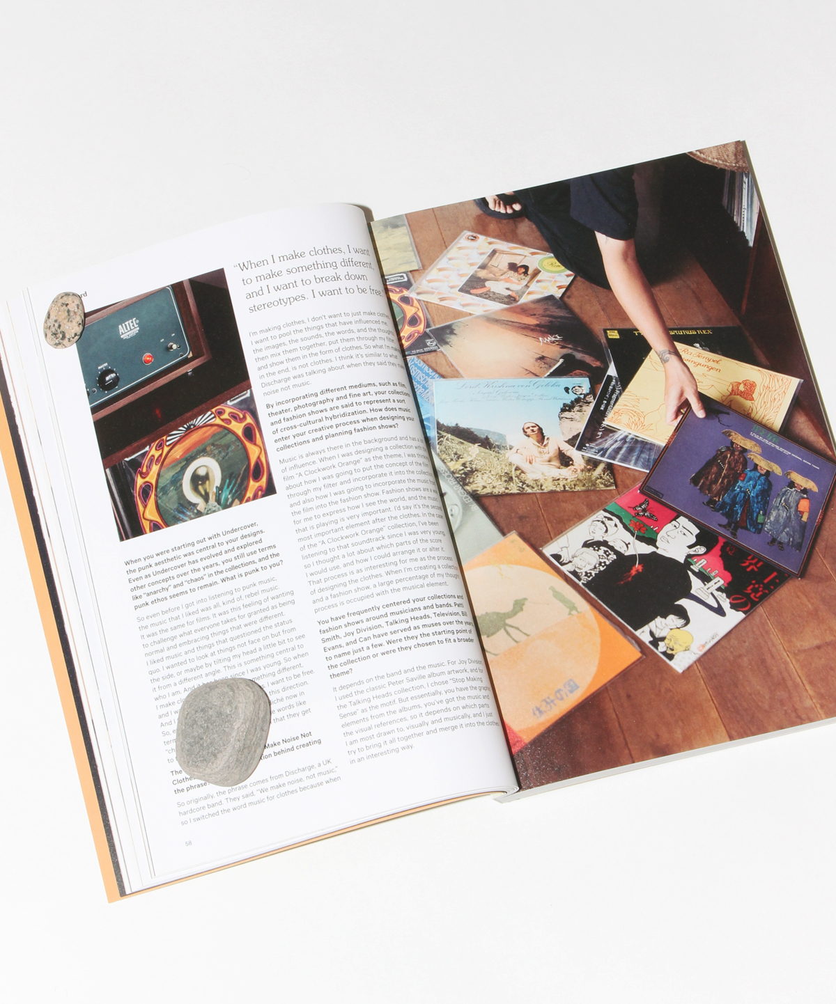 Record Magazine spread
