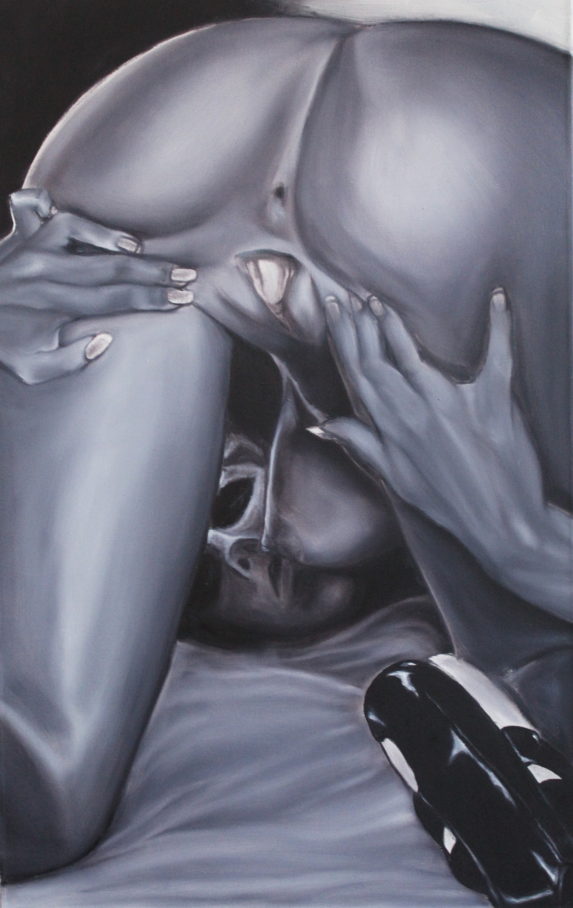 Irony lady, Oil on canvas, 110x70 cm, 2019