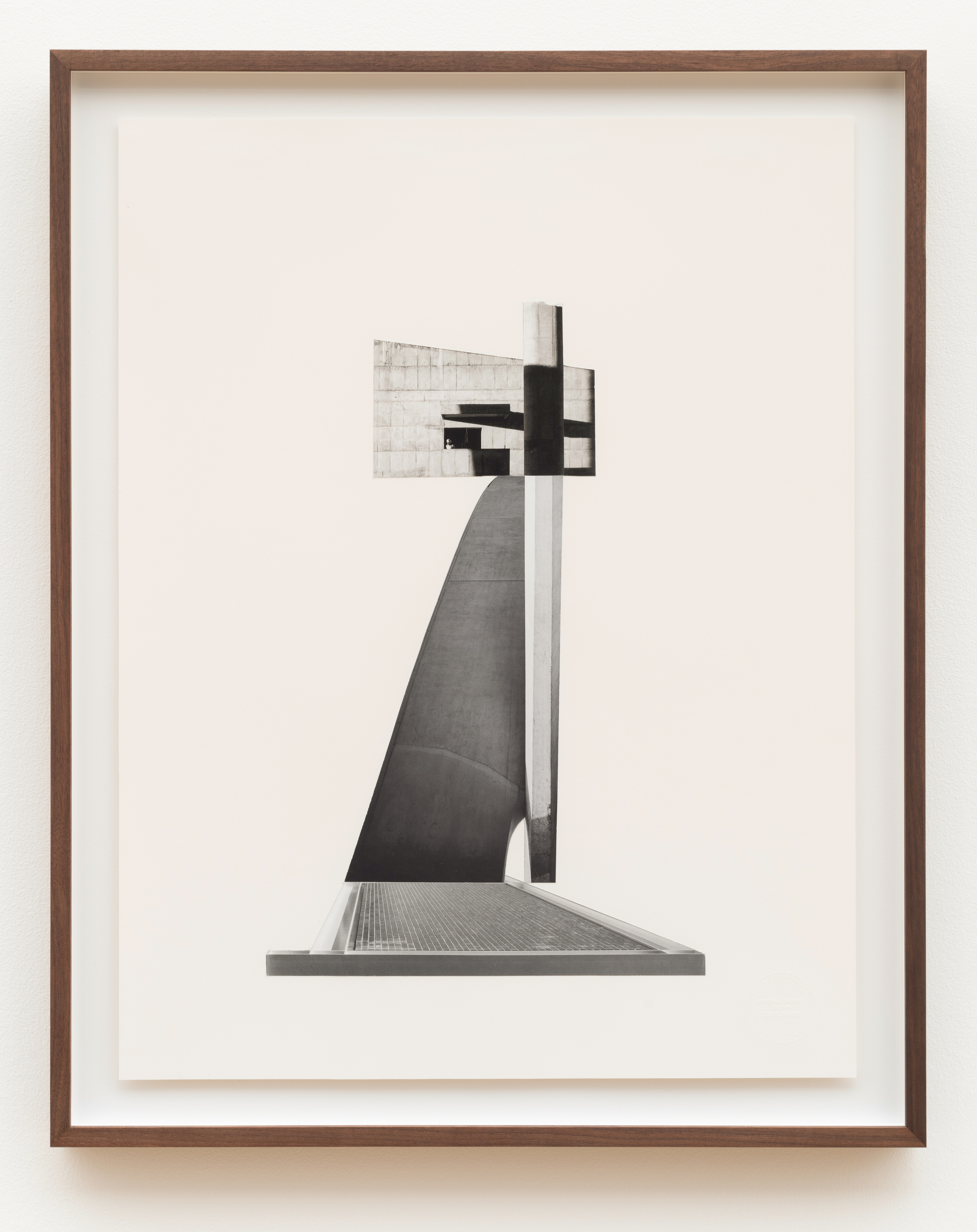 Towards the Insignificant 2019, Collage on archival paper, 23 1/2h x 18w in.