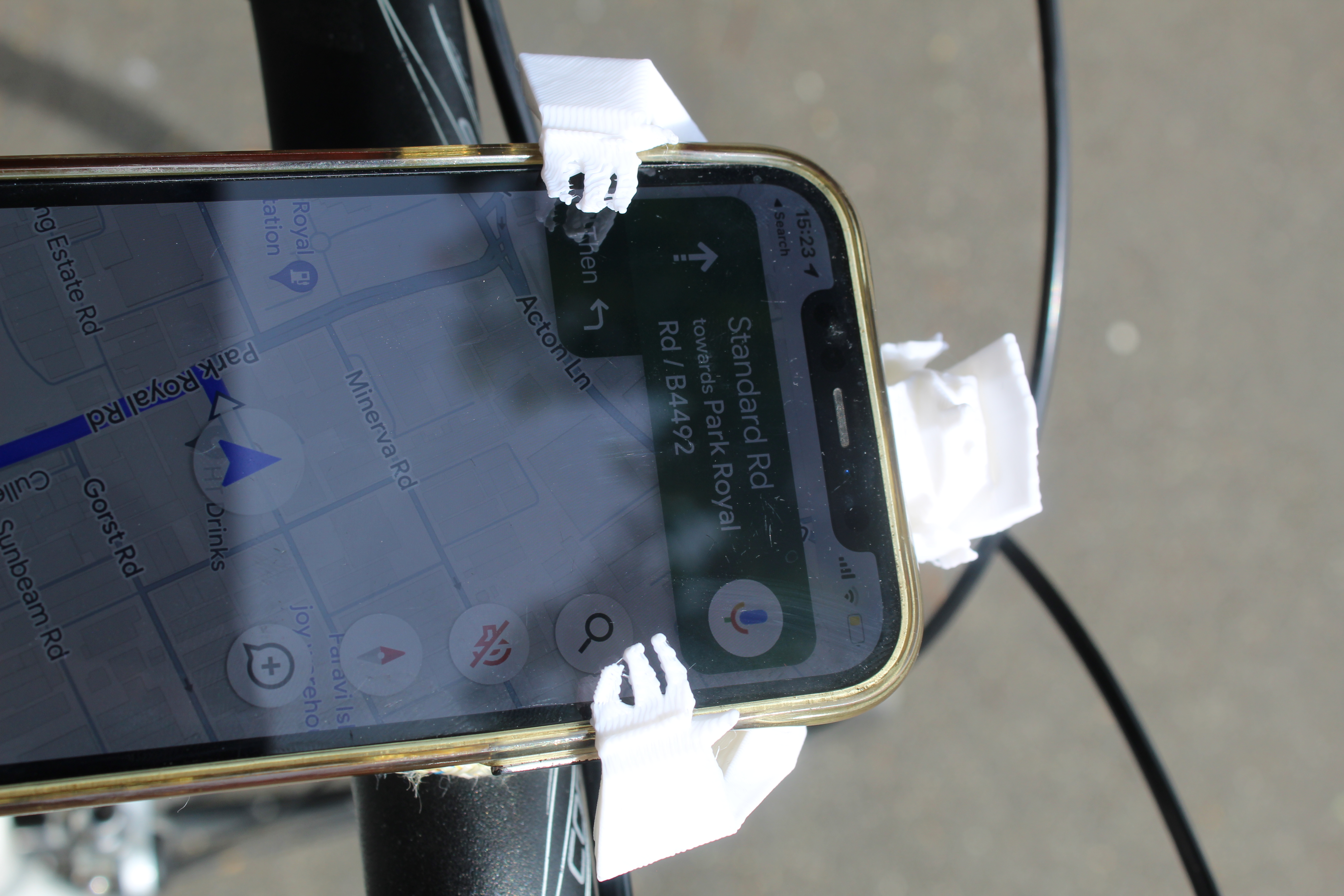 The GNOME PHONE HOLDER, QUICK RELEASE. (PROTOTYPE) - June 2024.