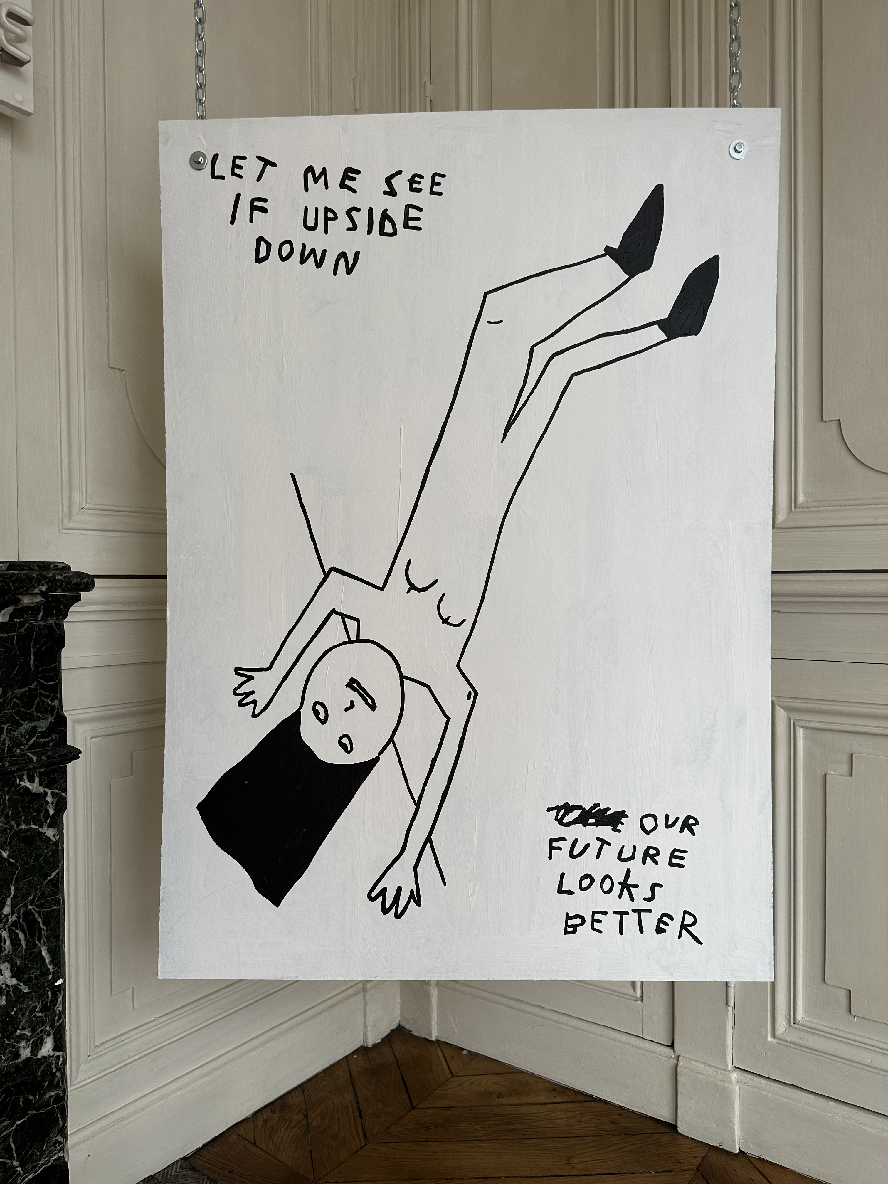 Nop. 2022Acrylic on pressed cardboard105 x 75 cm