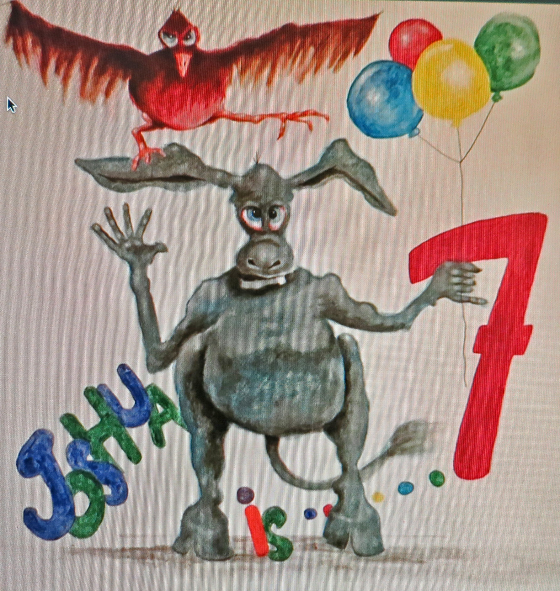  Acrylic on panel - 24’ x 28” 