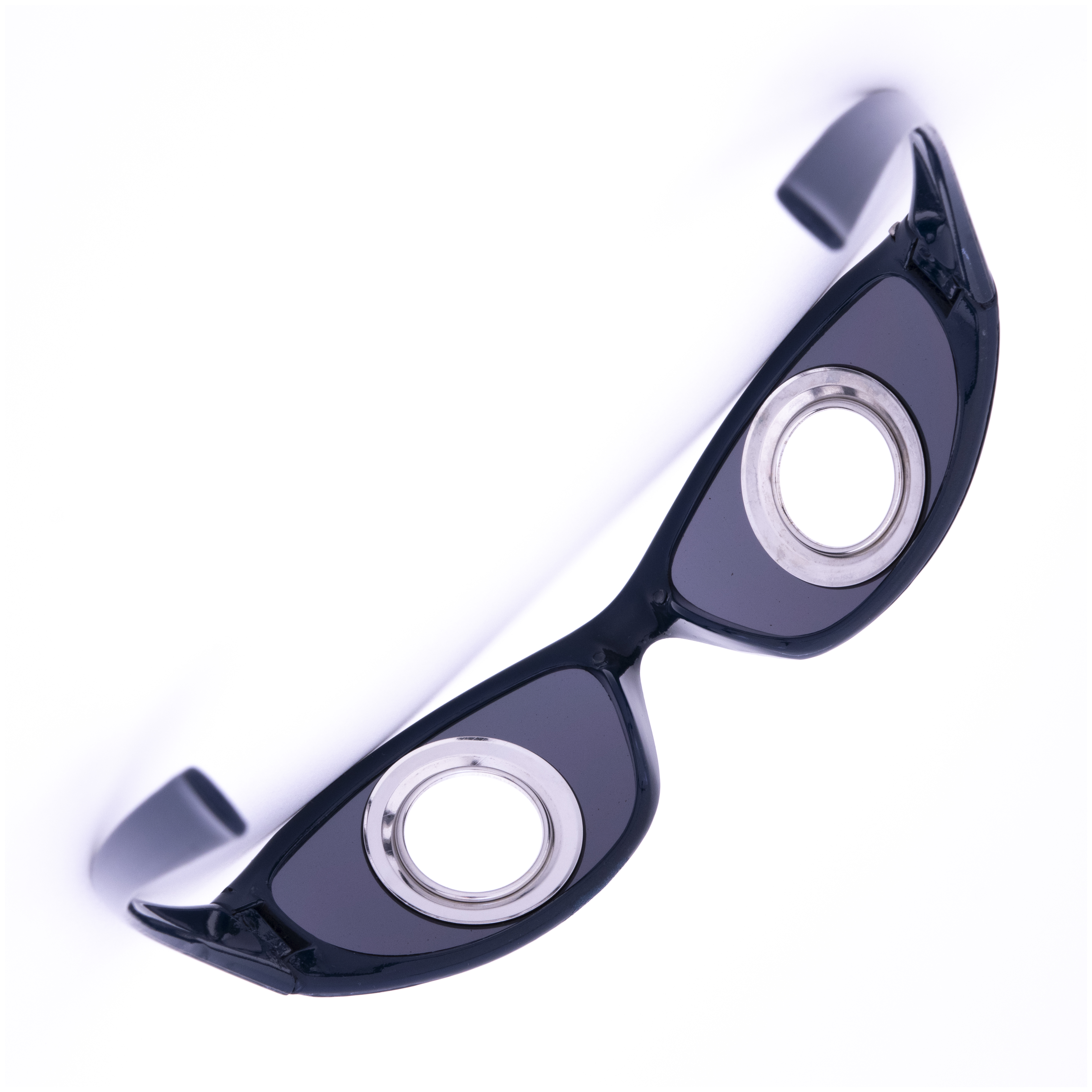 2040 Specs 04 (Blue)Sunglasses with grommets,hand engraved frame interiorEdition of 4 (unique)