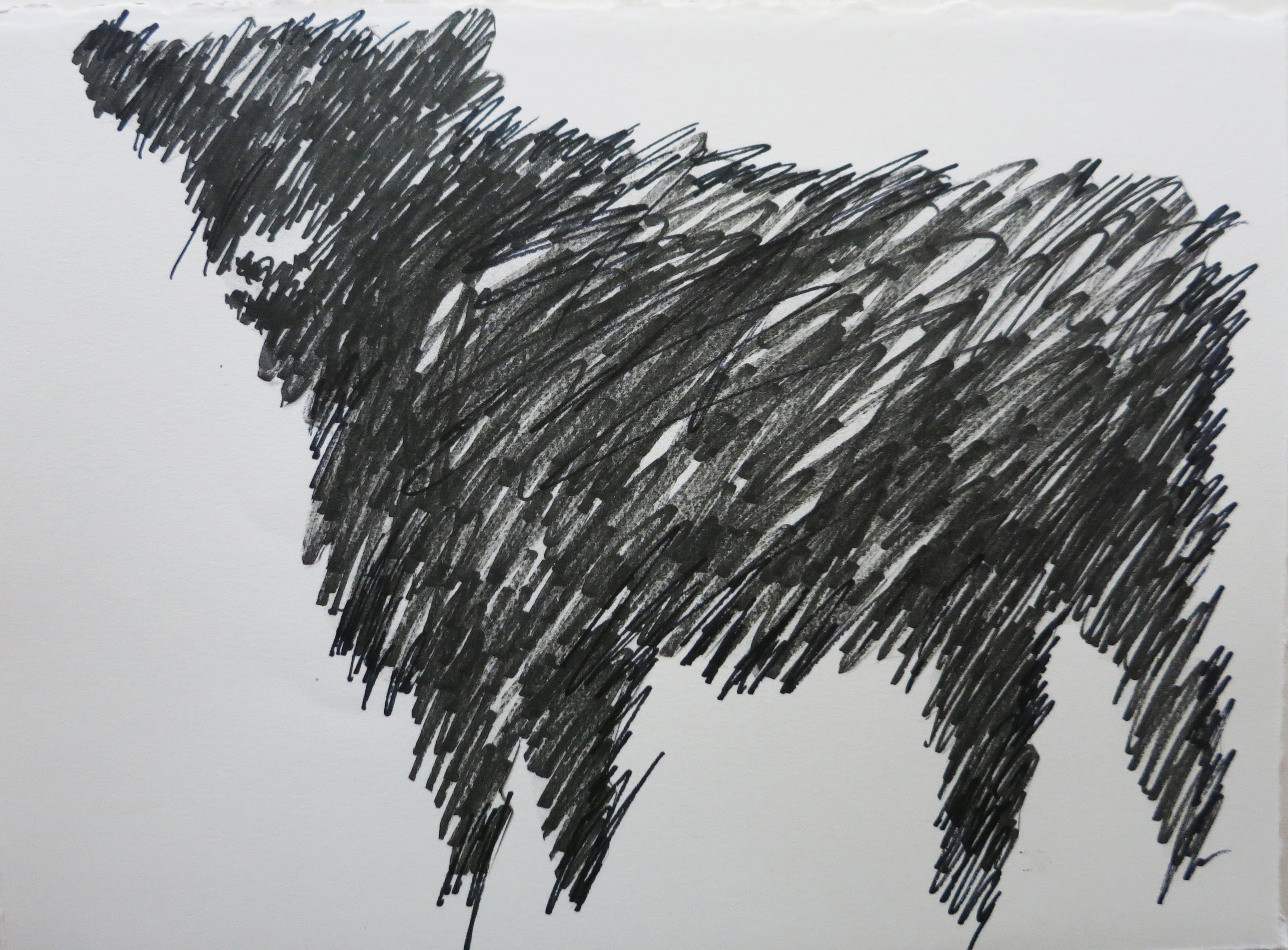  Ink on paper &ndash; 11&rdquo; x 8&rdquo; 