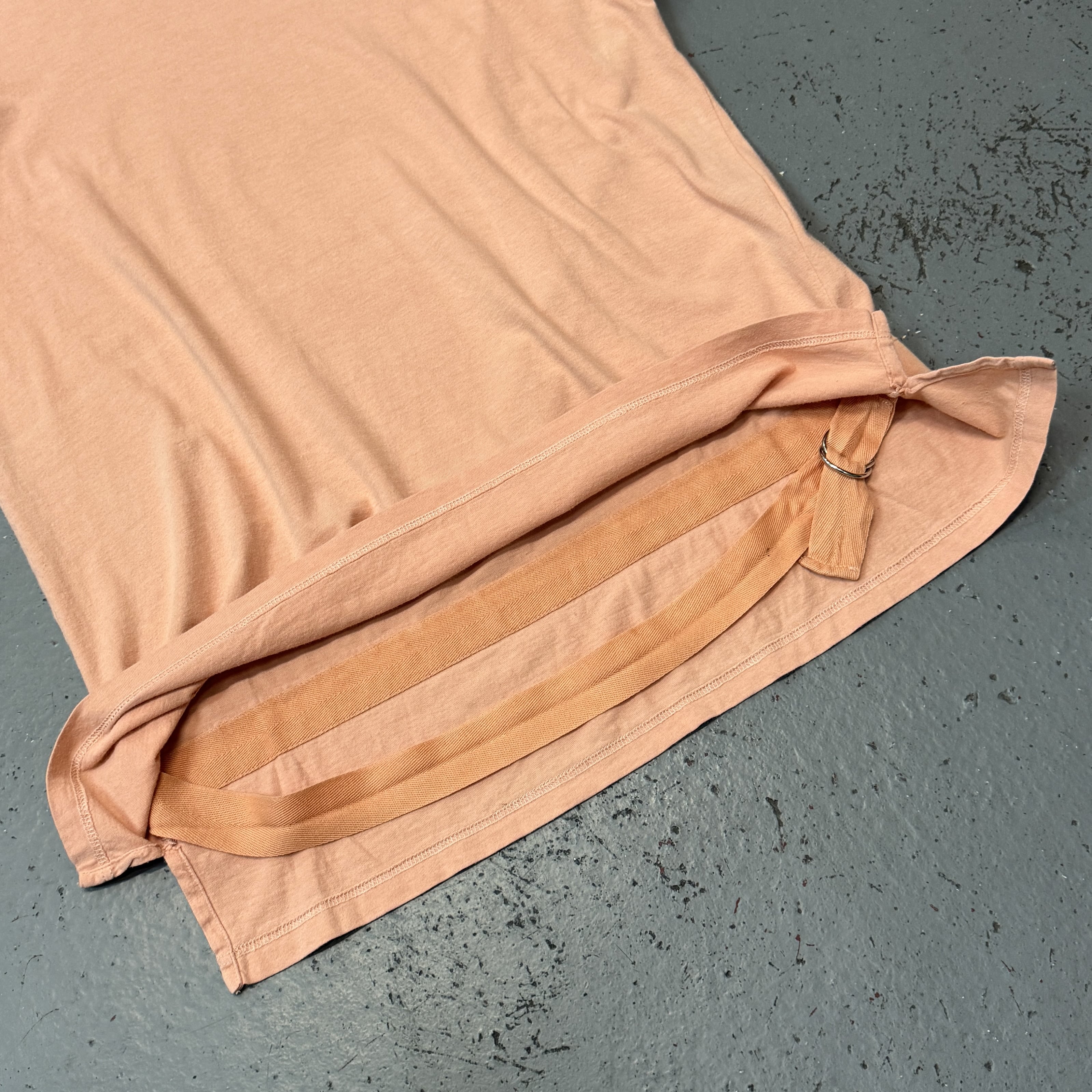 Helmut Lang, S/S 2001 Coral Bondage Strap T-Shirt - LA NAUSÉE