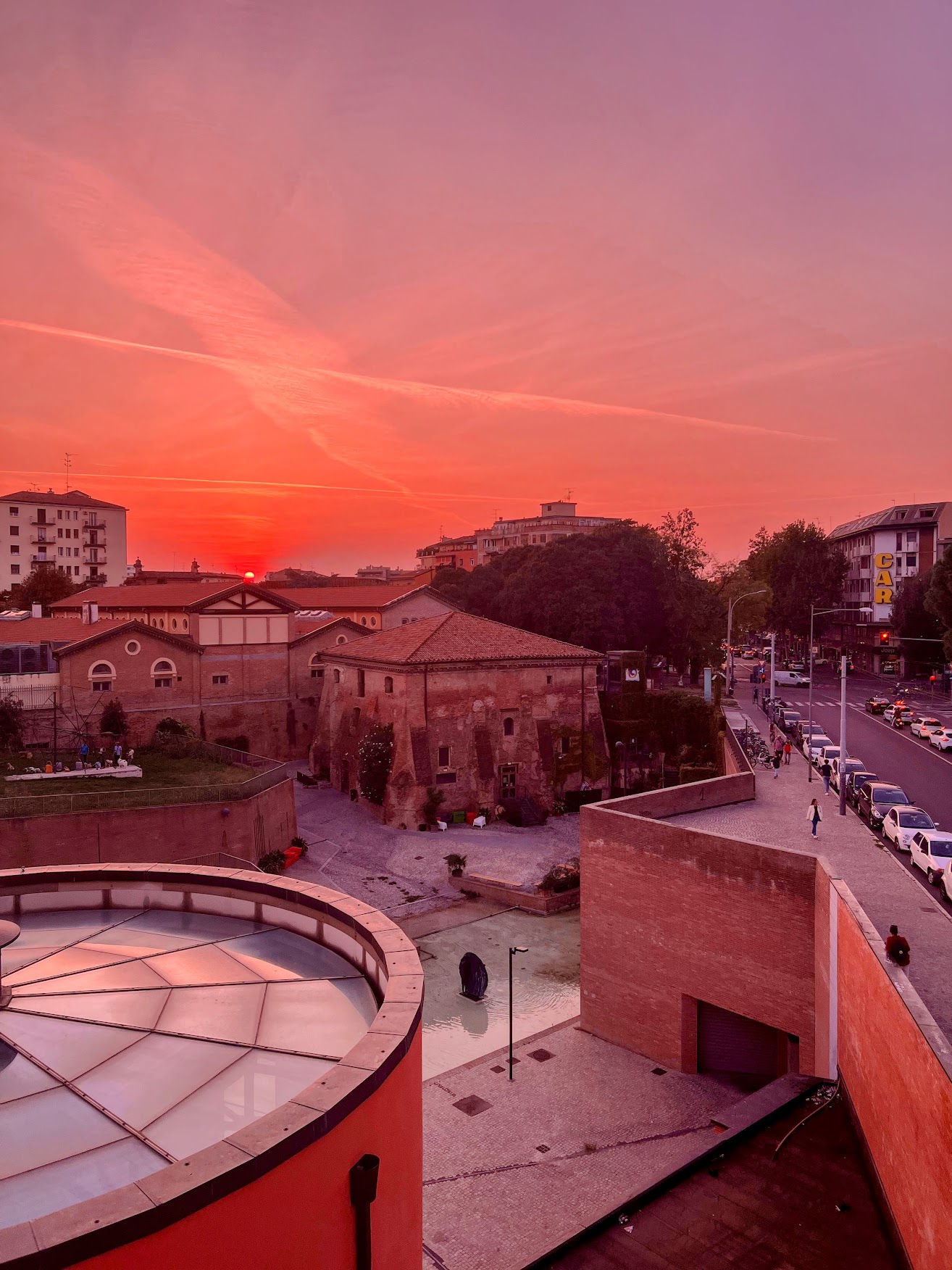 Tramonto dal Museo Morandi - MAMbo, Bologna, 5-10-2023